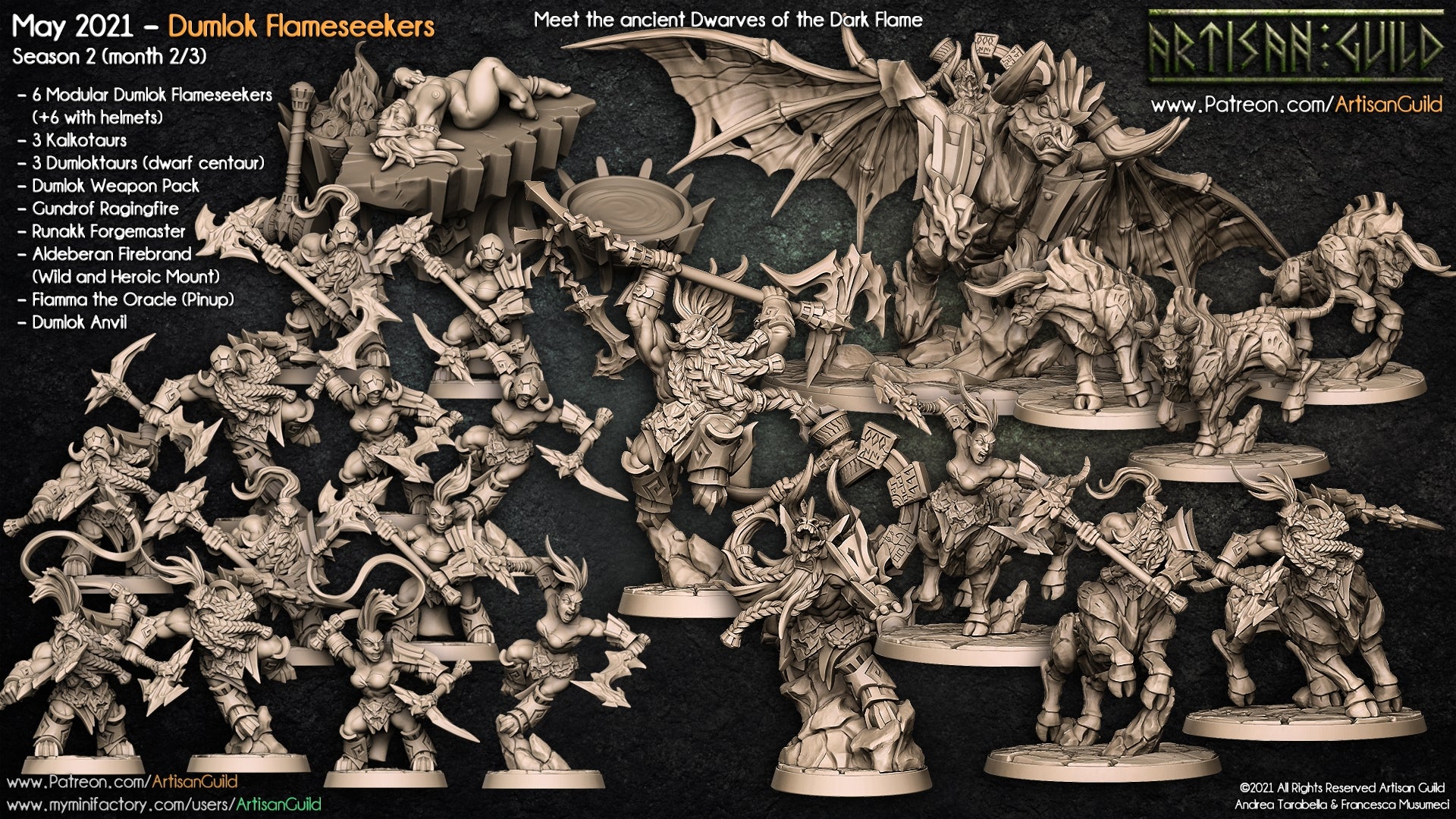 ENANOS DE LA LLAMA OSCURA- BATTLEFORCE BOX