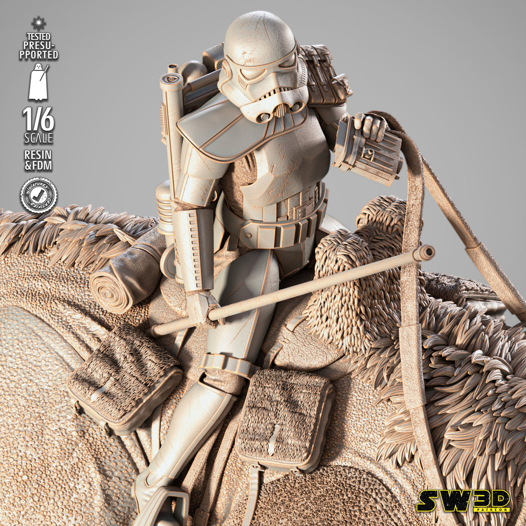 SAND TROOPER IN DEWBACK