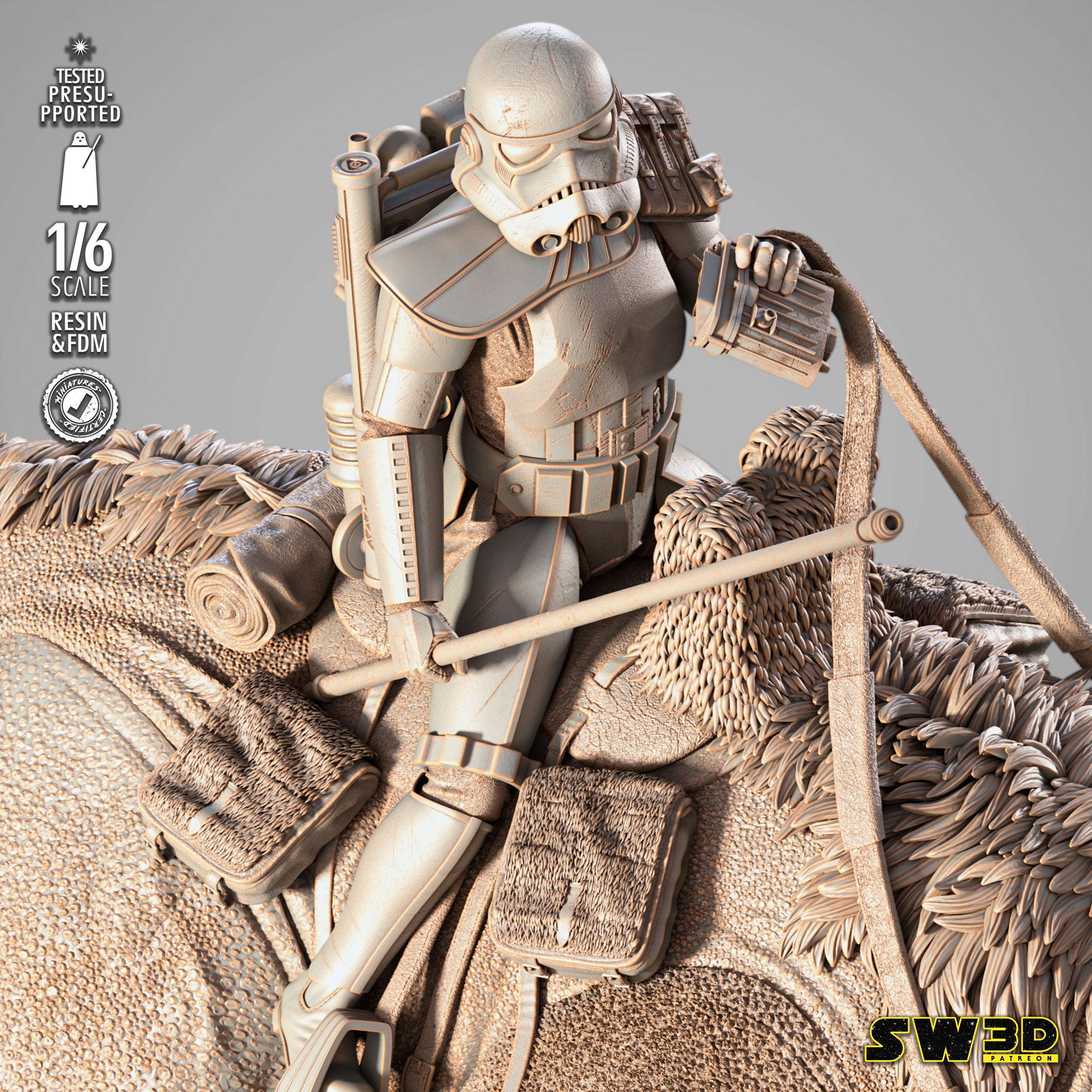 SAND TROOPER IN DEWBACK