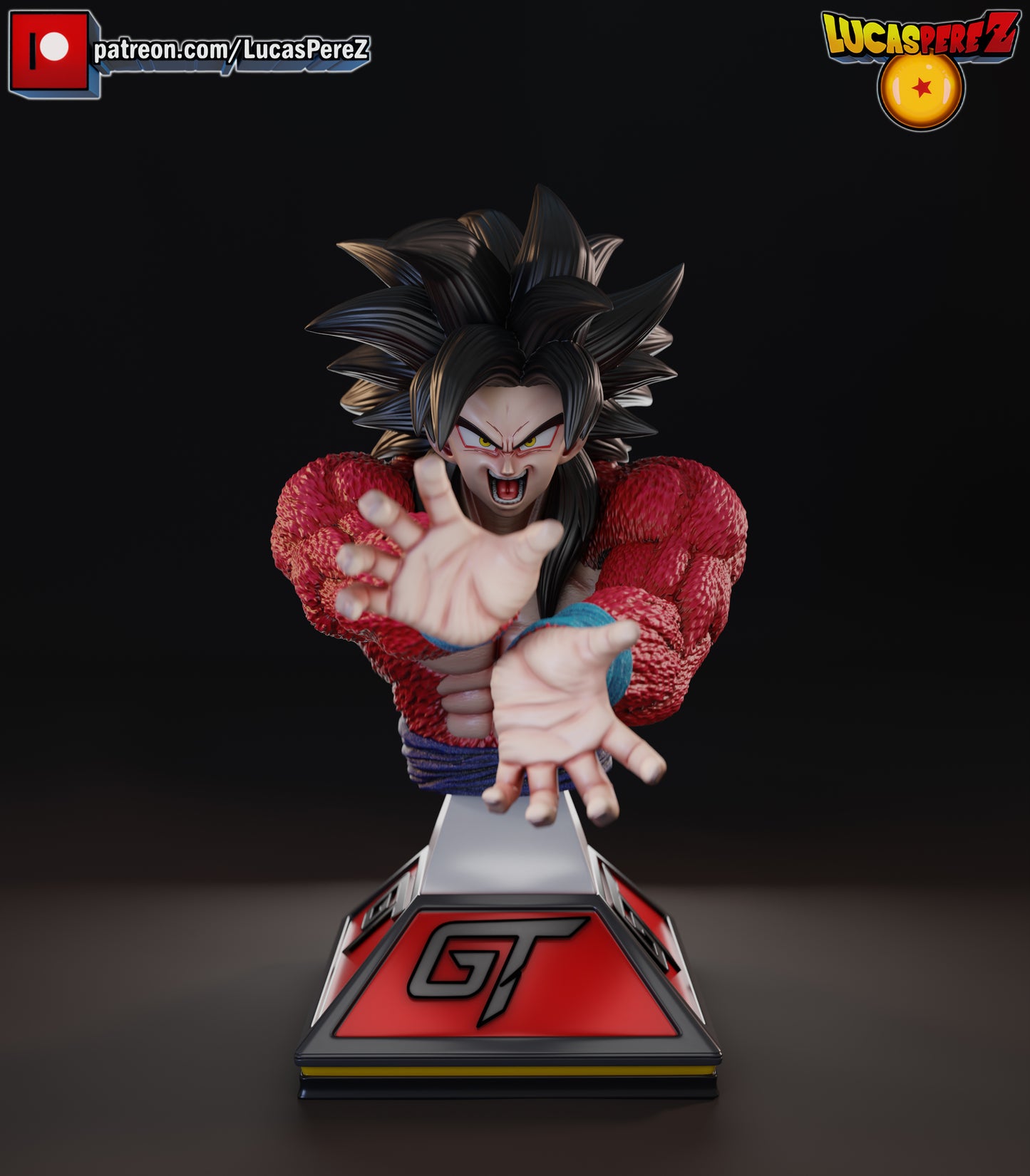 GOKU SSJ4 ESPECIAL- dragon ball figures