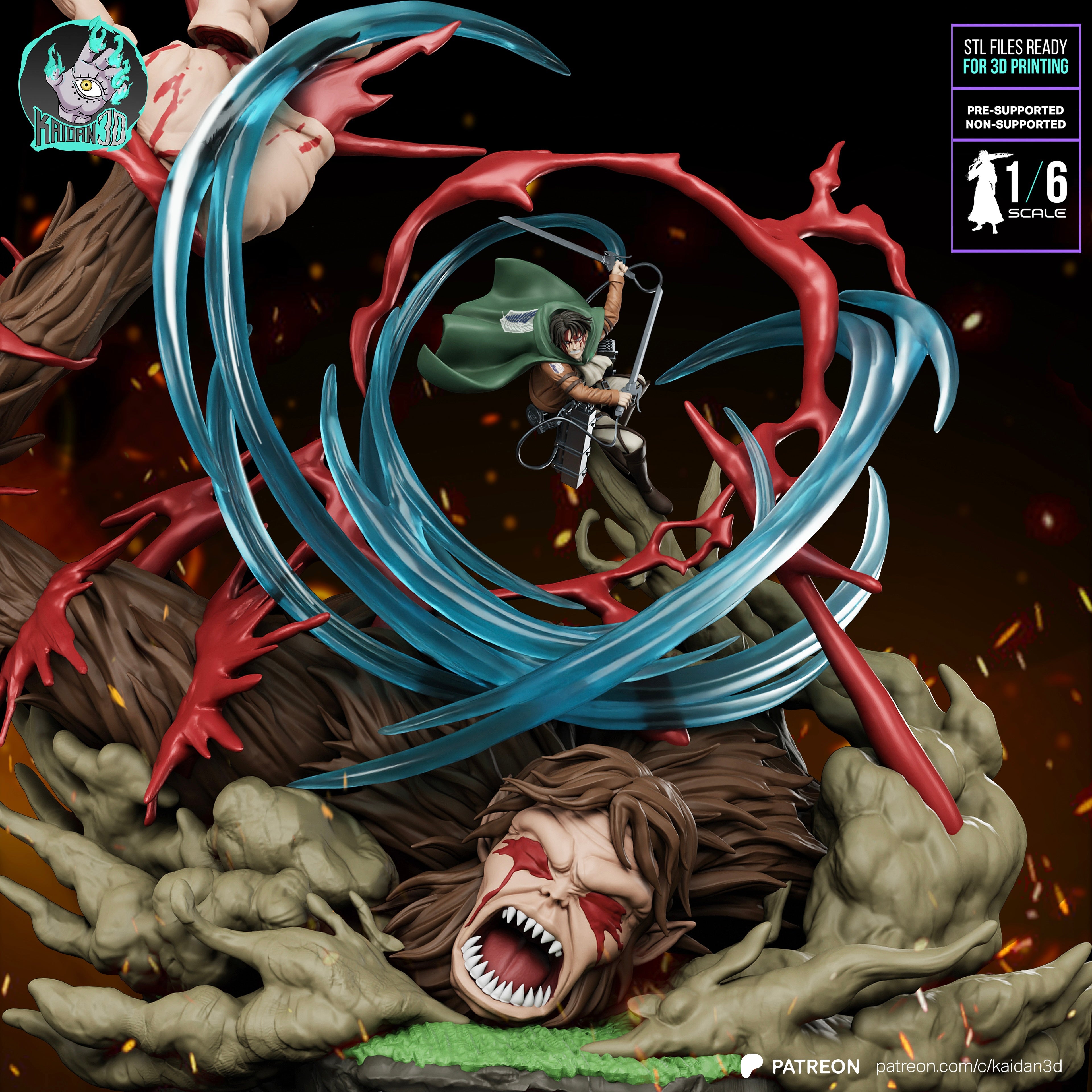 LEVI VS BEAST TITAN