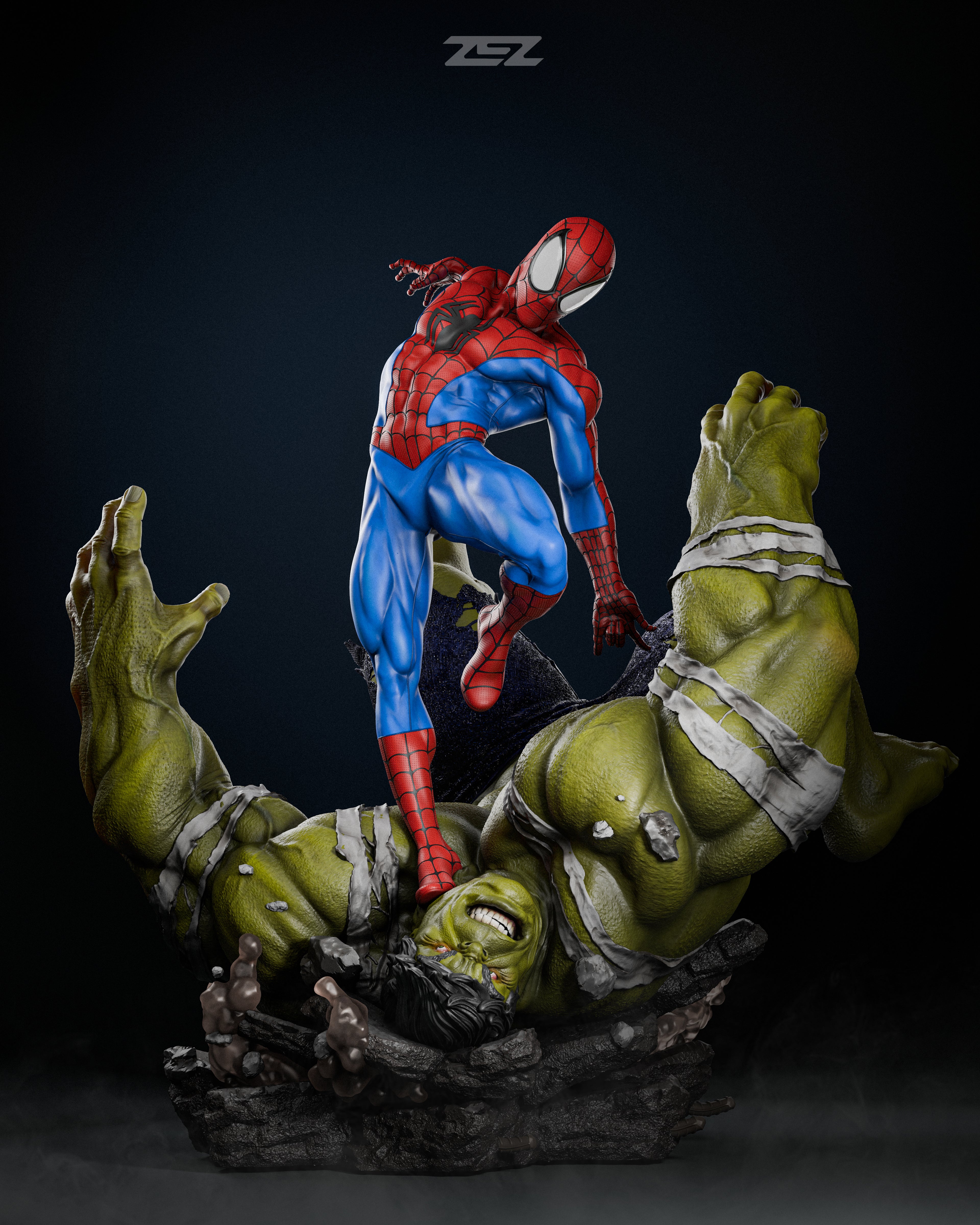 SPIDERMAN VS HULK