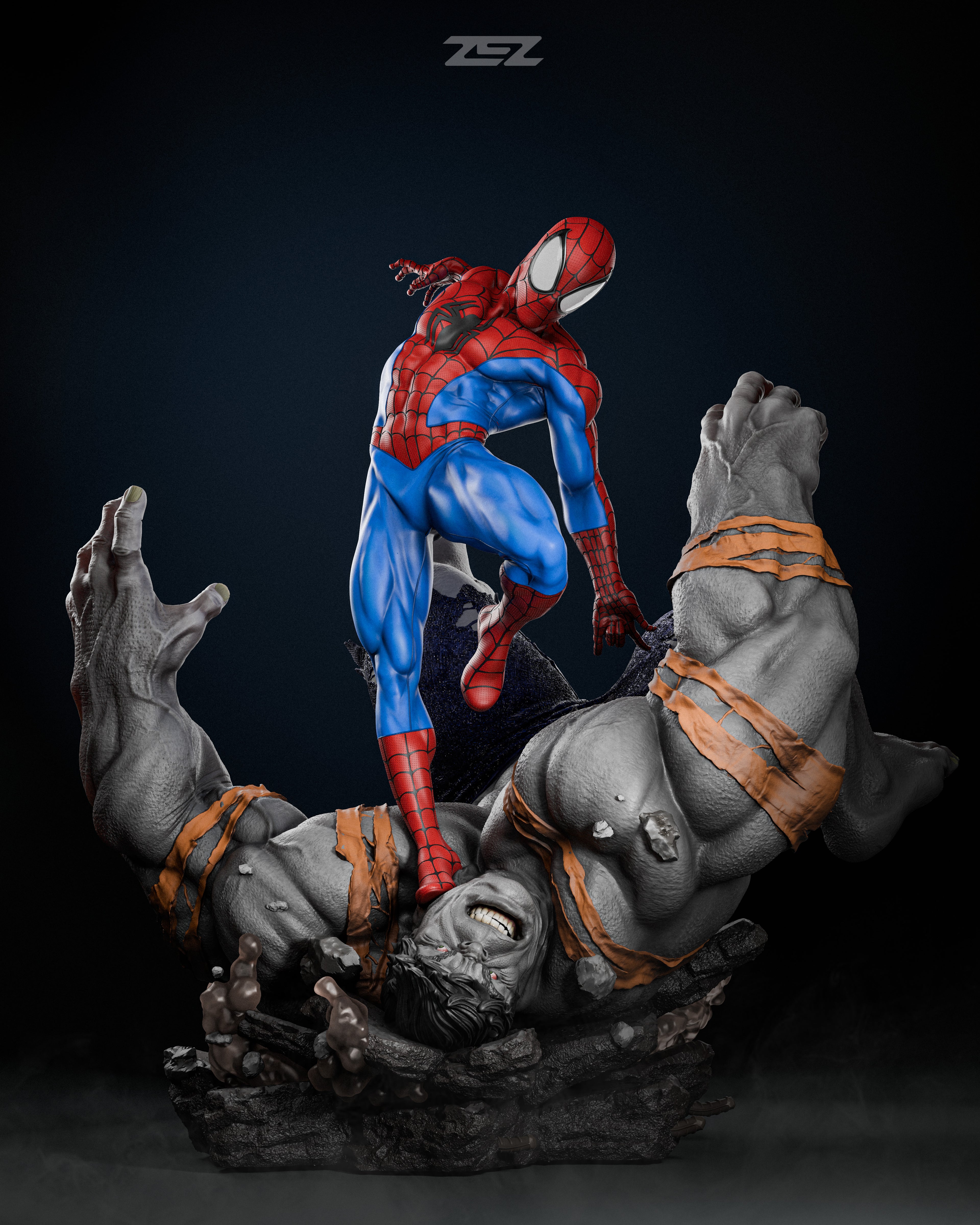SPIDERMAN VS HULK