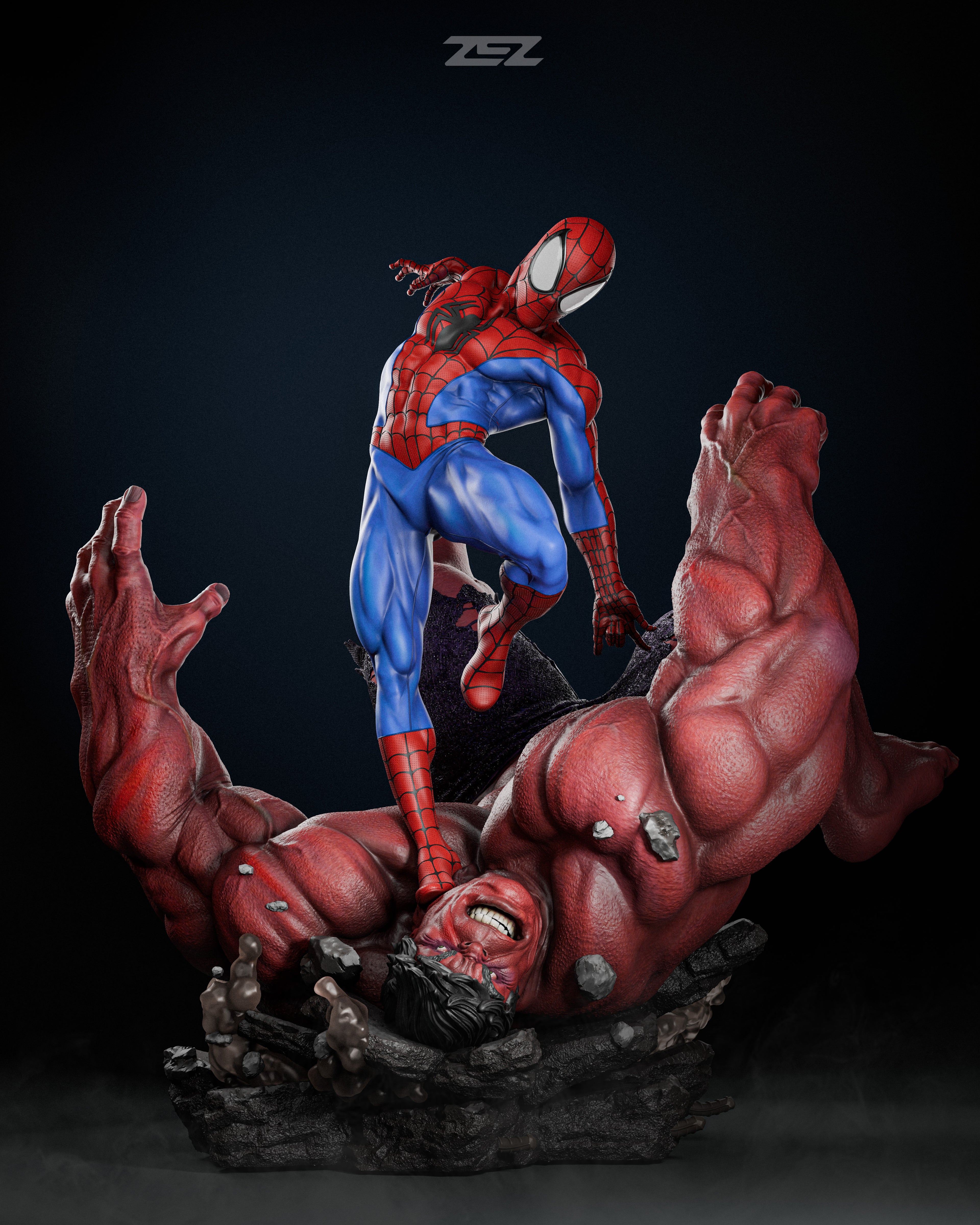 SPIDERMAN VS HULK