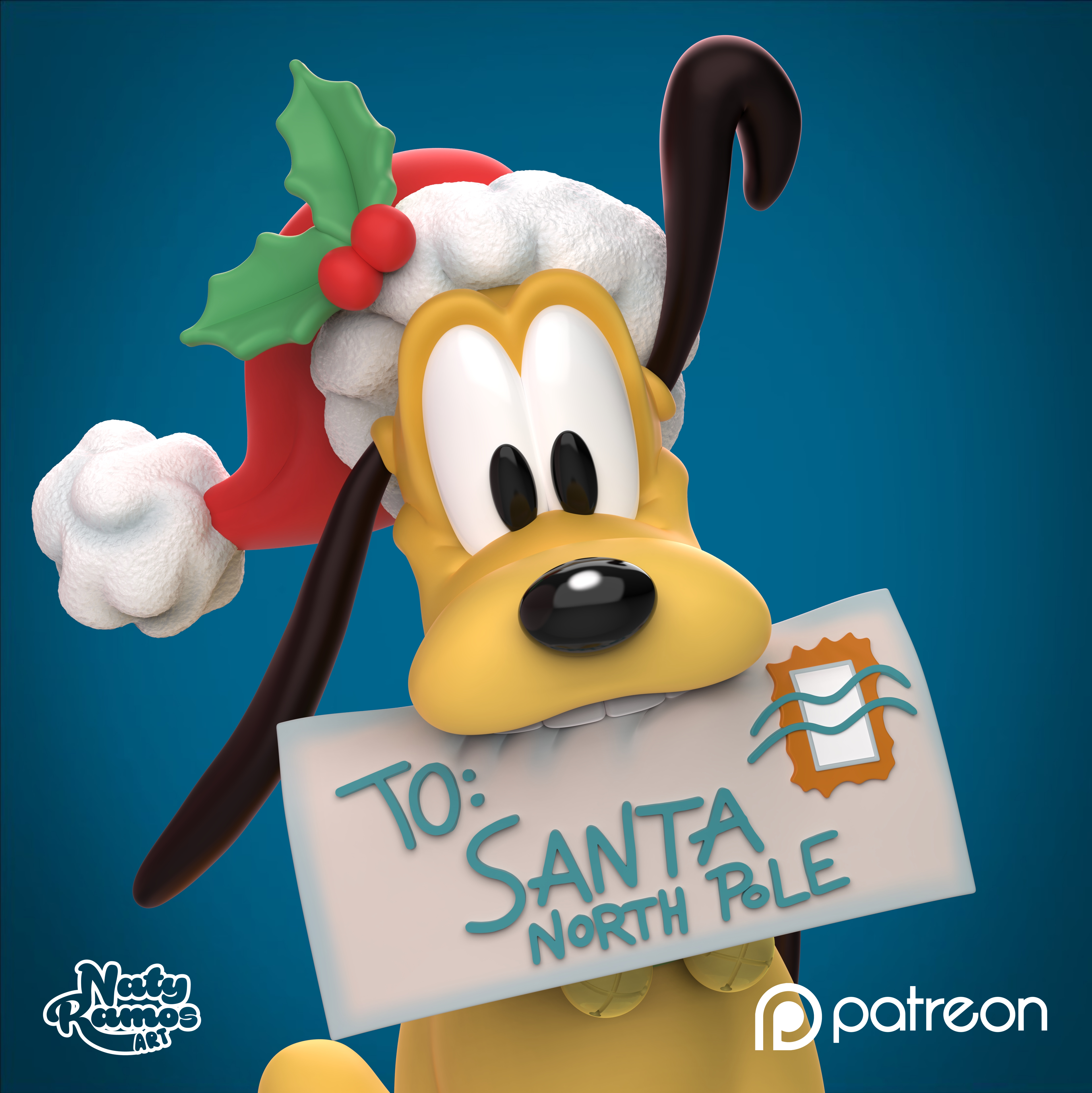 Pluto en Navidad