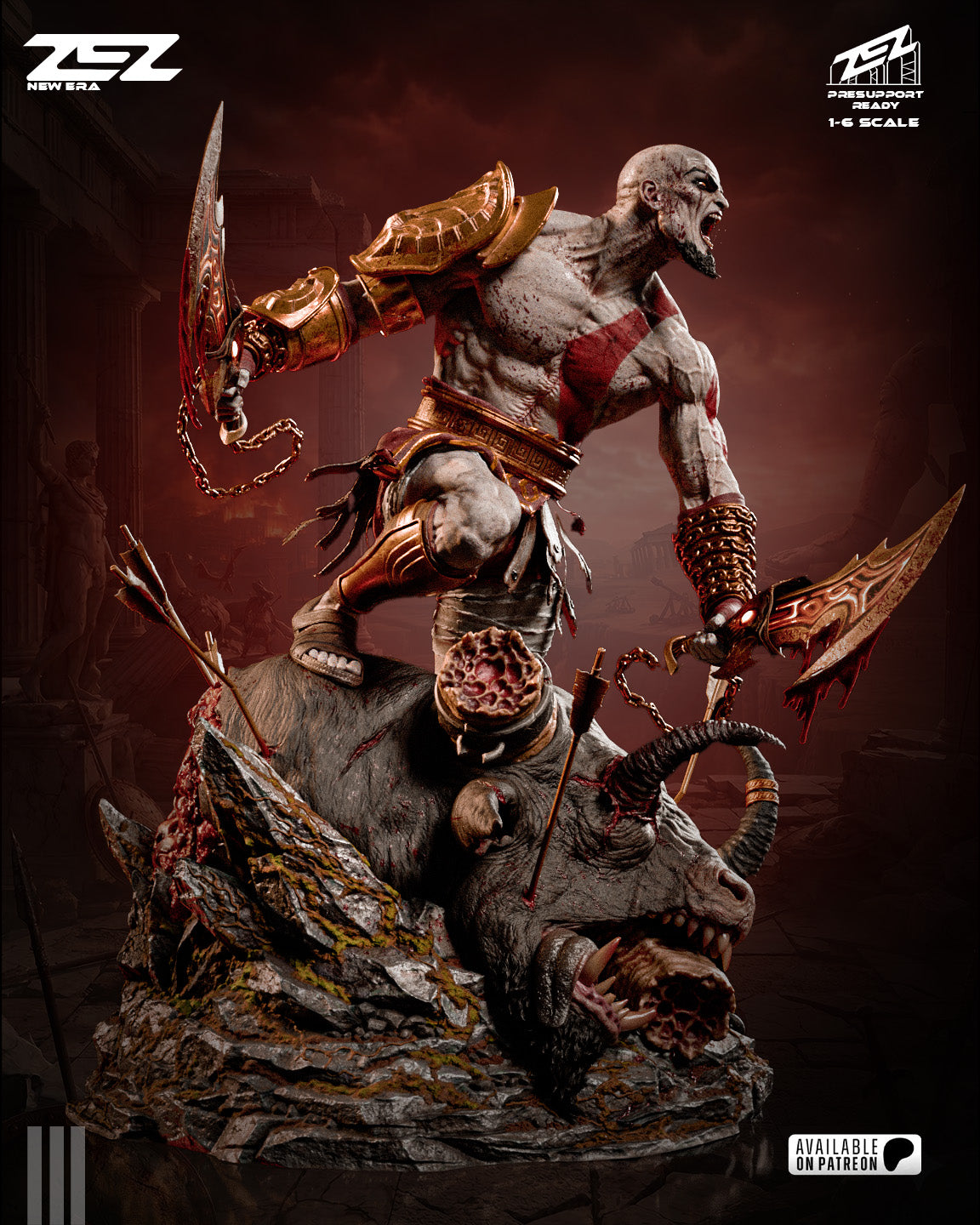 KRATOS VS MINOTAURO