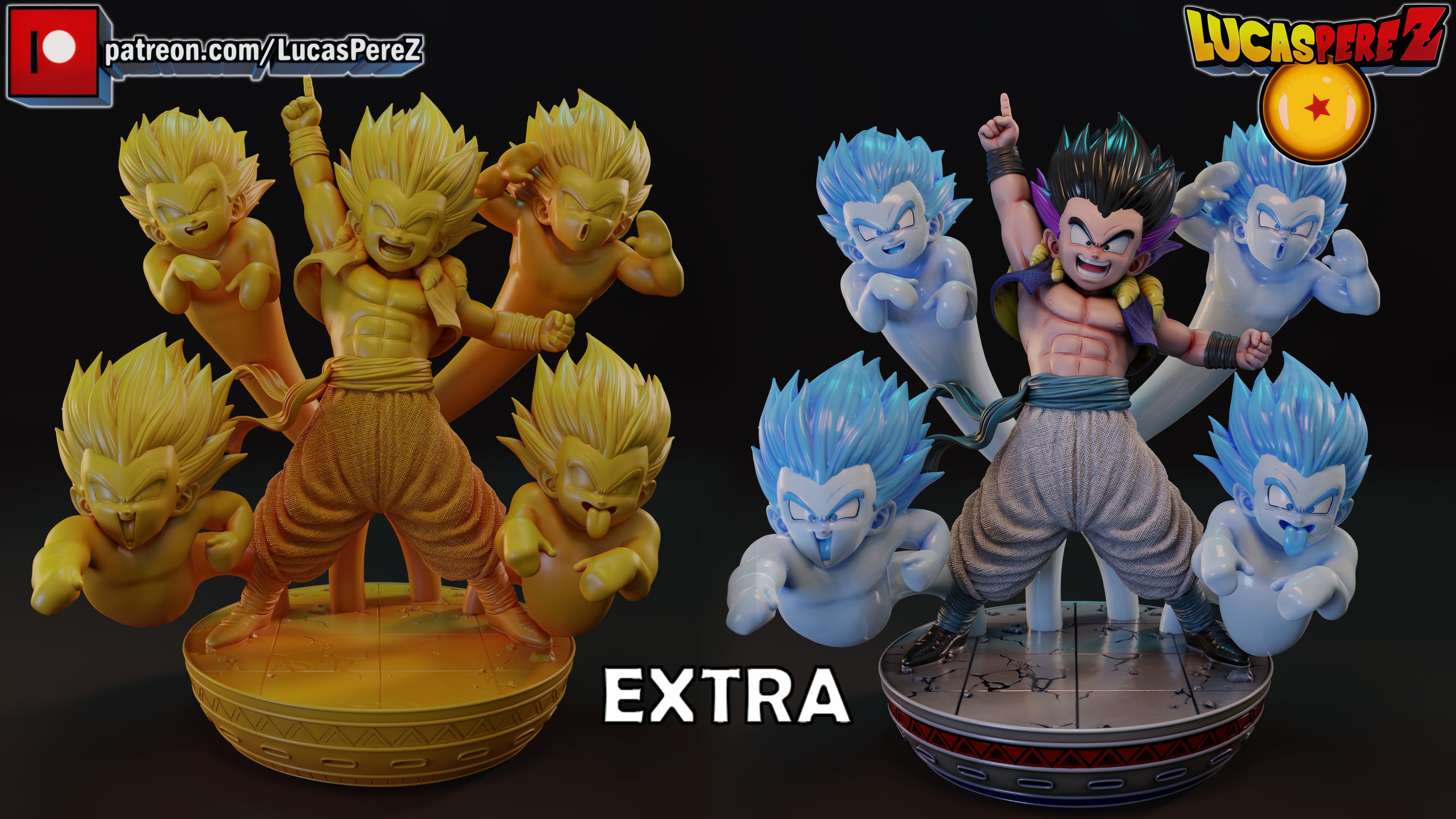 GOTENKS ESPECIAL - dragon ball figures