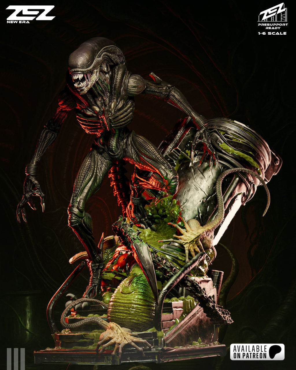 ALIEN XENOMORPHO ZEZ STUDIO