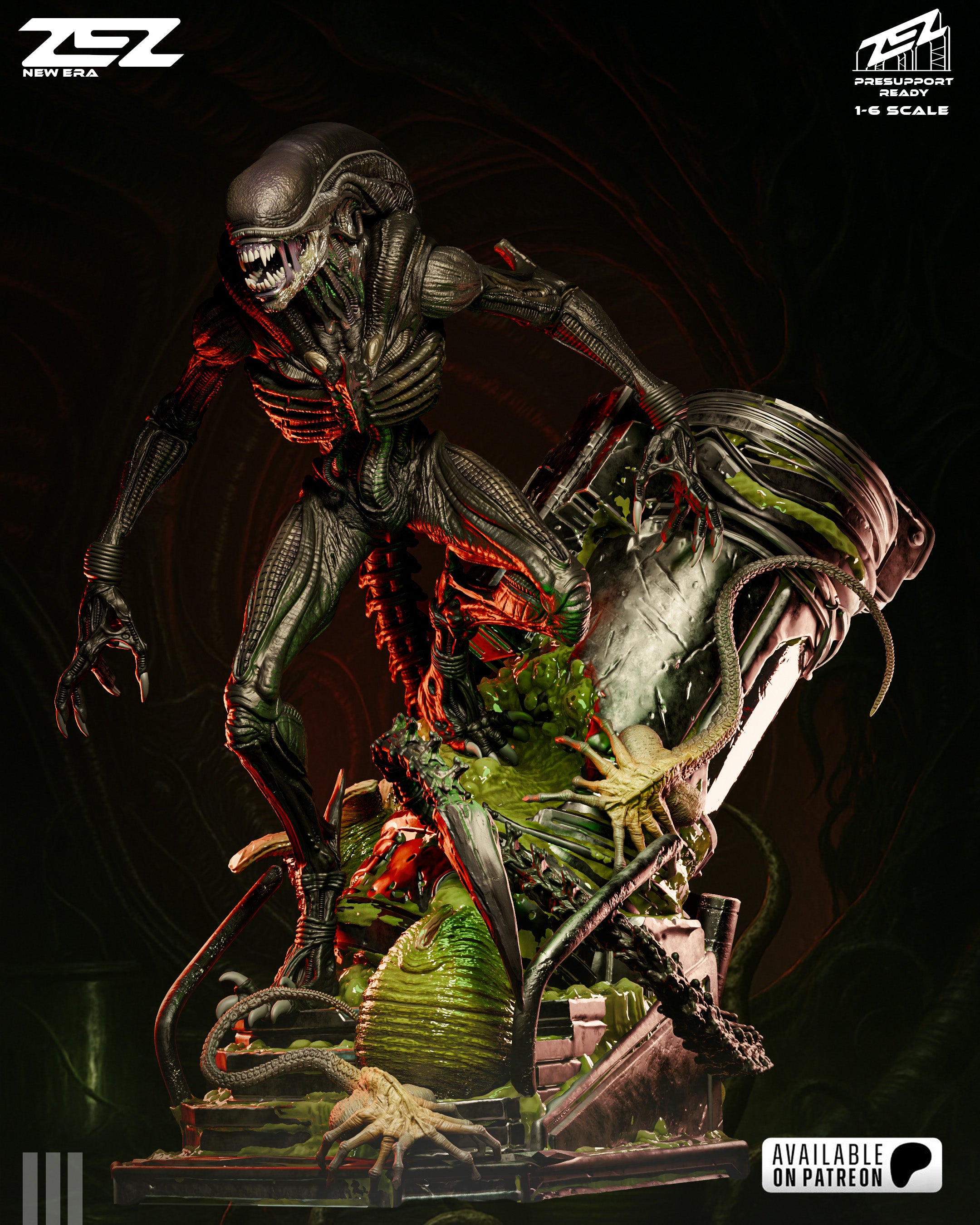 ALIEN XENOMORPHO ZEZ STUDIO