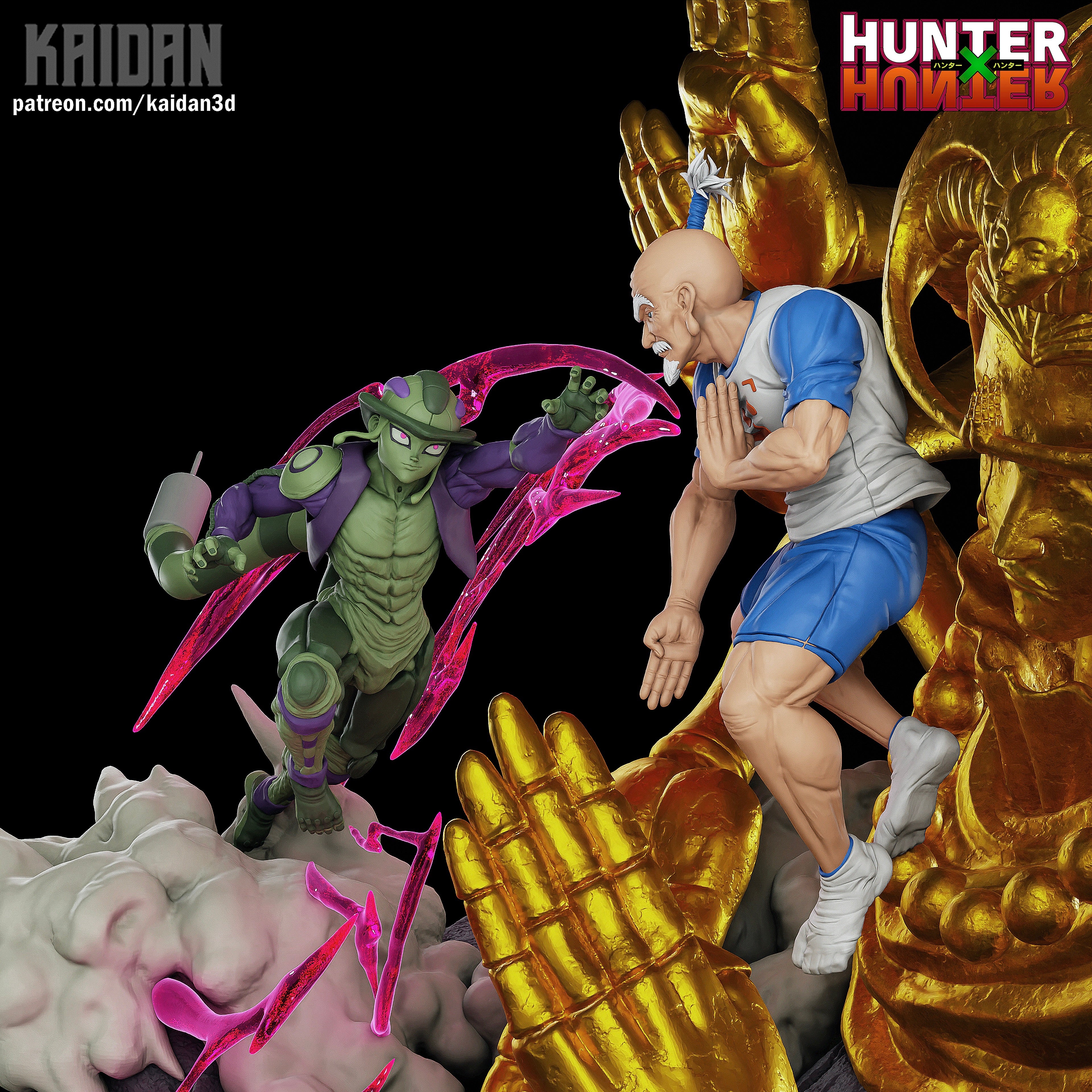 Multiple Figure - Netero vs Meruem