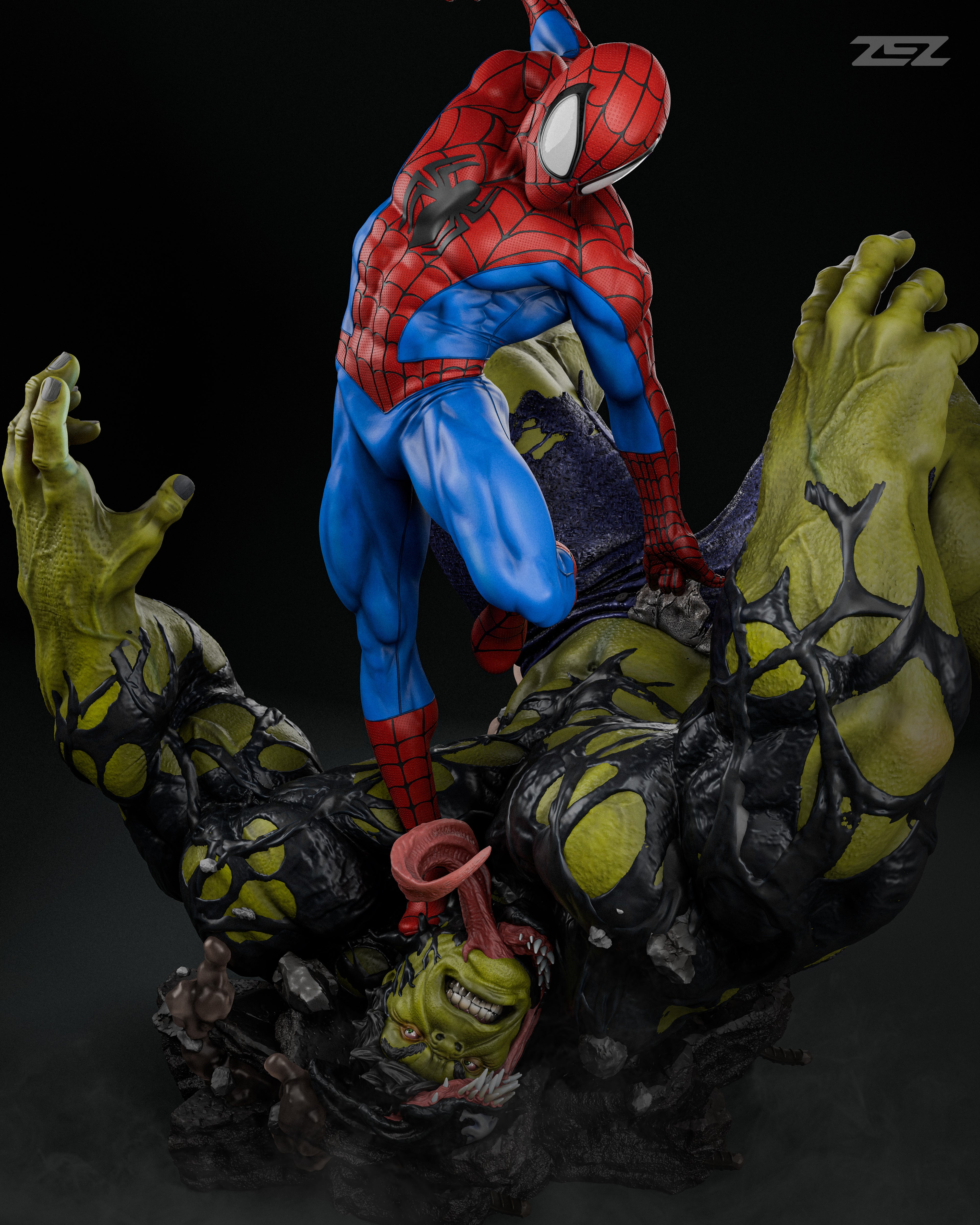 SPIDERMAN VS HULK