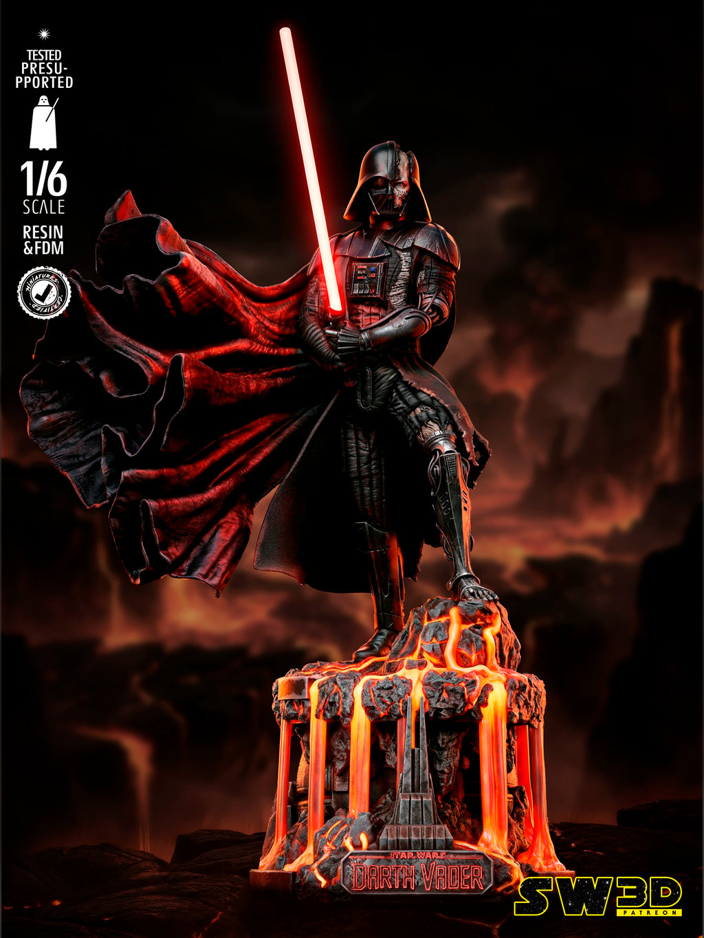 Darth Vader Batle Damage