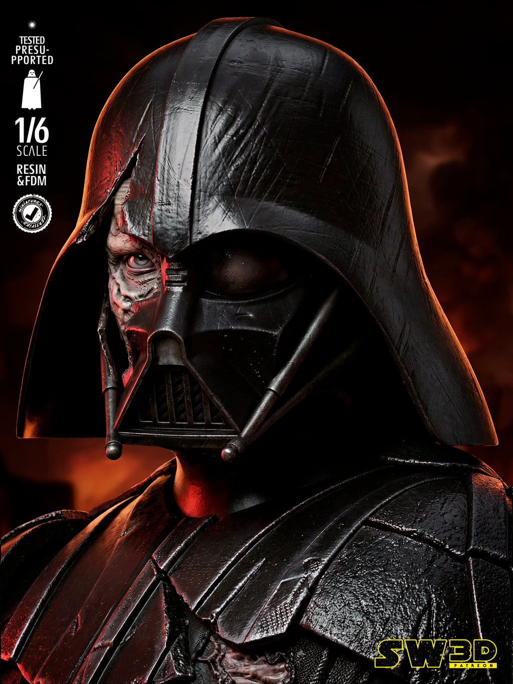Darth Vader Batle Damage