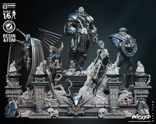 APOCALIPSE Y LOS JINETES DIORAMA