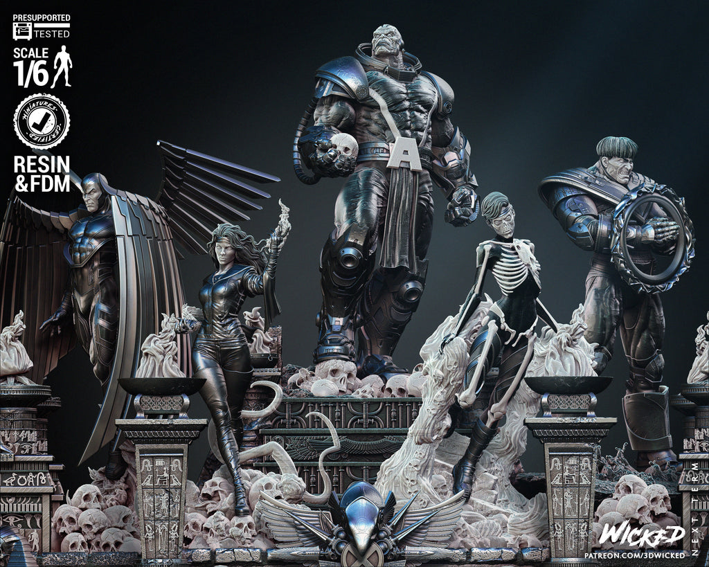 APOCALIPSE Y LOS JINETES DIORAMA