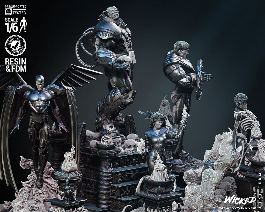 APOCALIPSE Y LOS JINETES DIORAMA