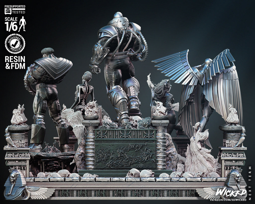 APOCALIPSE Y LOS JINETES DIORAMA