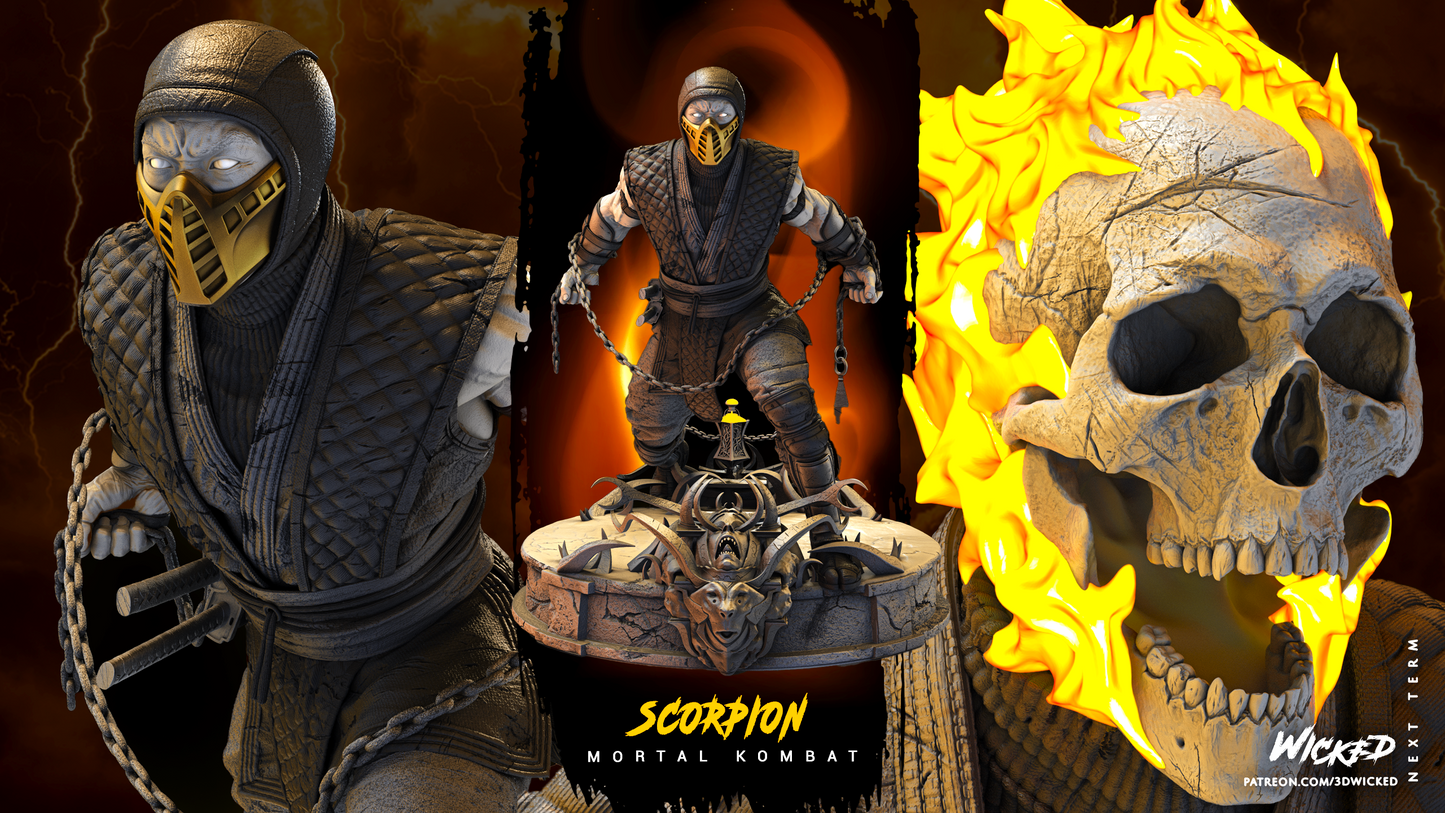 SCORPION MORTAL KOMBAT- WICKED