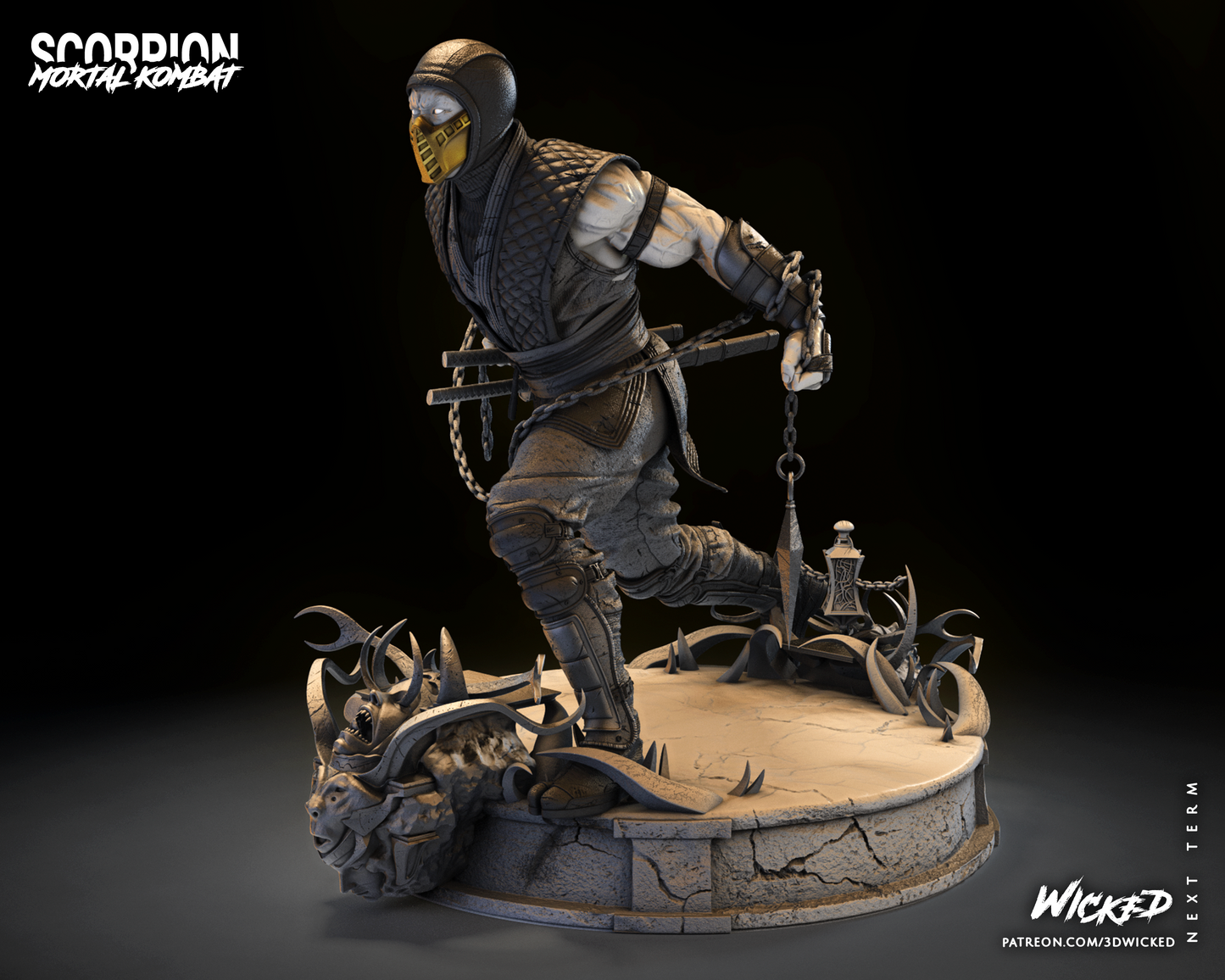 SCORPION MORTAL KOMBAT- WICKED