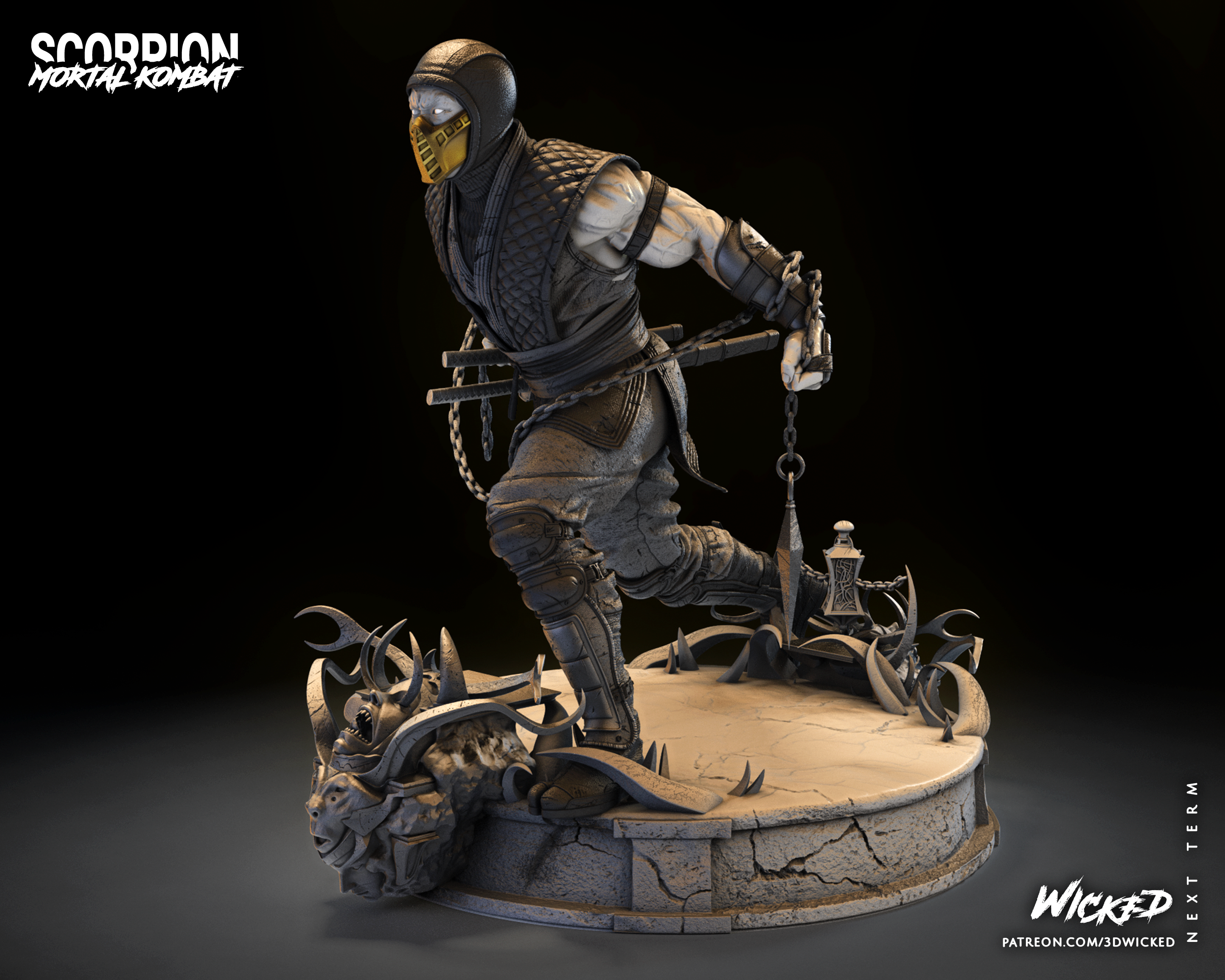 SCORPION MORTAL KOMBAT- WICKED