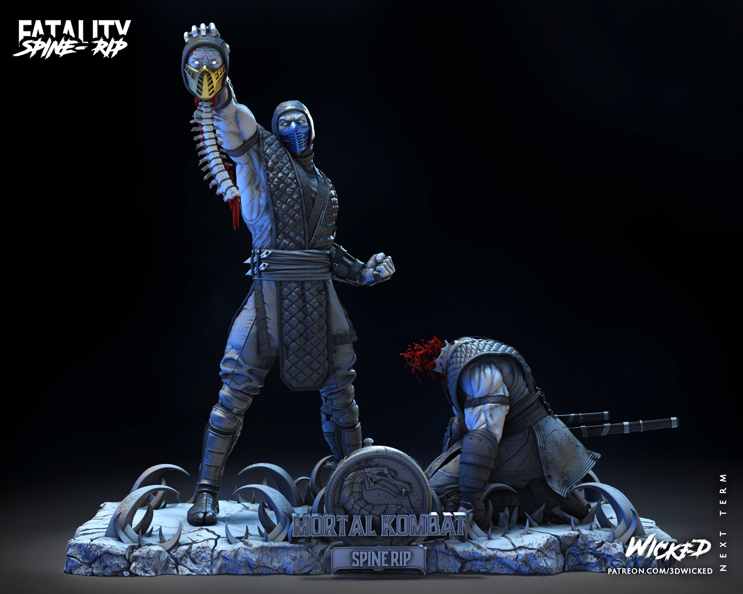 SUB ZERO MORTAL KOMBAT- WICKED