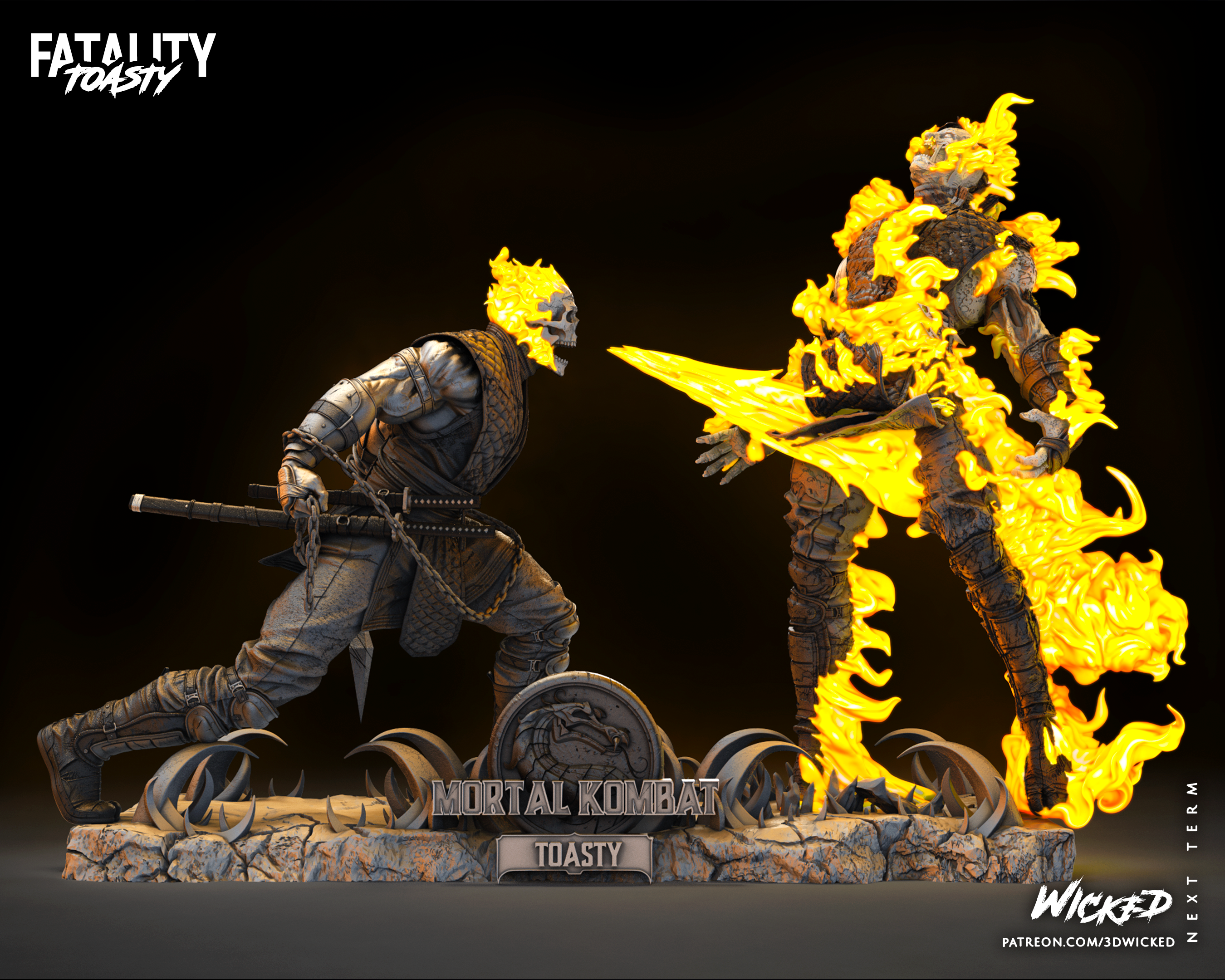 SCORPION MORTAL KOMBAT- WICKED