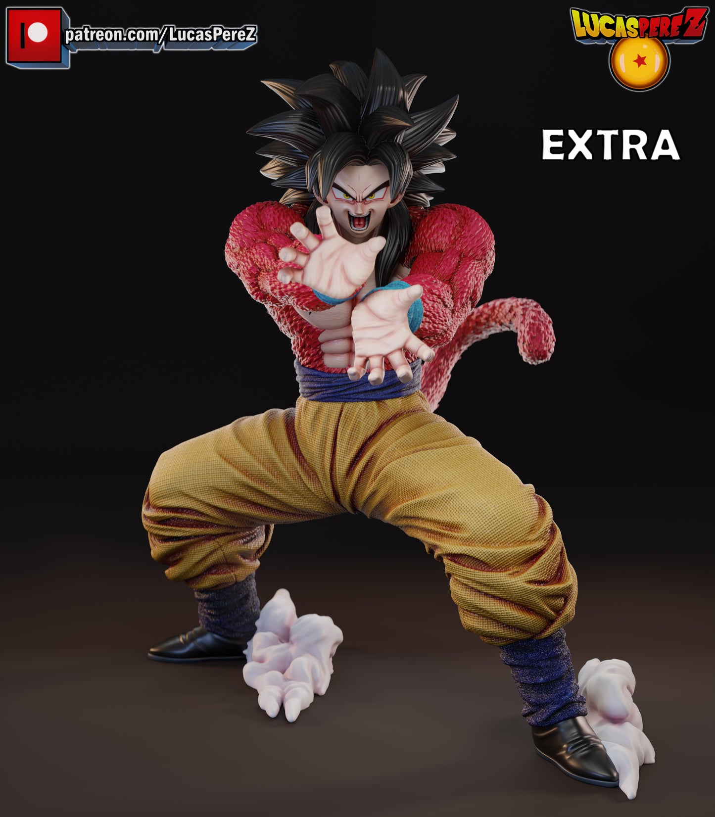 GOKU SSJ4 ESPECIAL- dragon ball figures