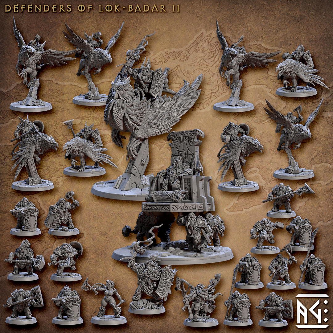 ENANOS DEFENSORES DE LOK BADAR II- BATTLEFORCE BOX