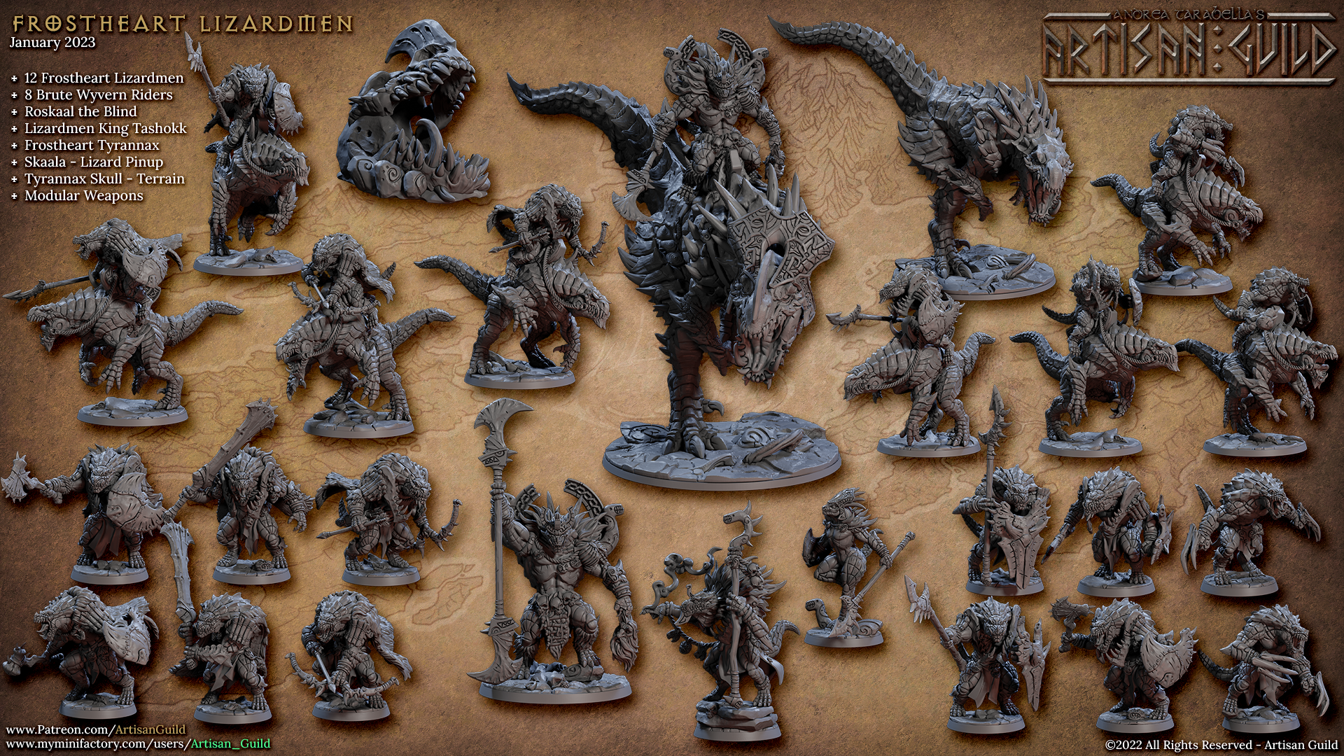 FROSTHEART LIZARDMEN- BATTLEFORCE BOX