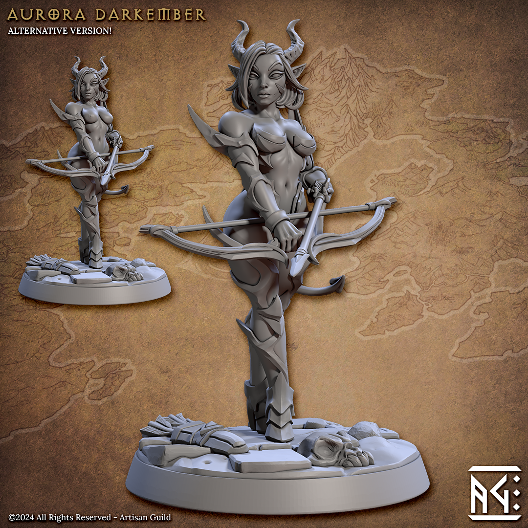 Aurora Darkember (Pinup) Raid at the Temple of Ifrit