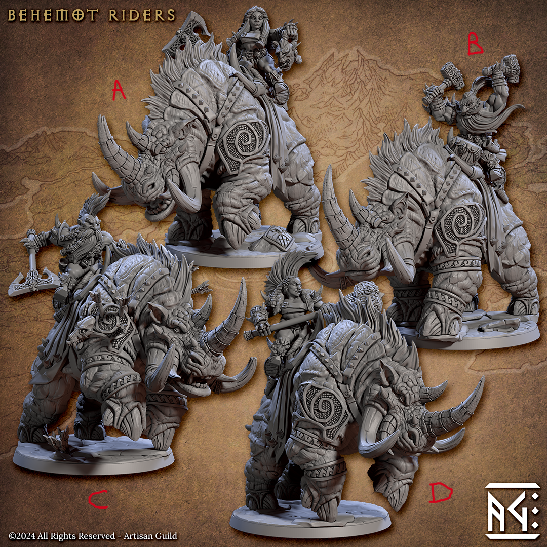 Behemot Riders  - The Quest for Goldvein