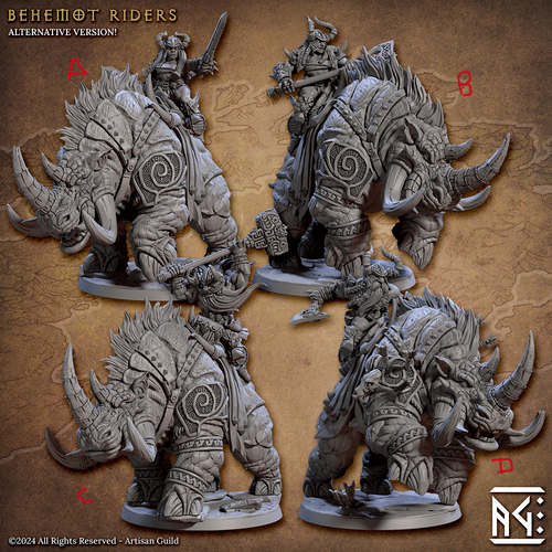 Behemot Riders  - The Quest for Goldvein