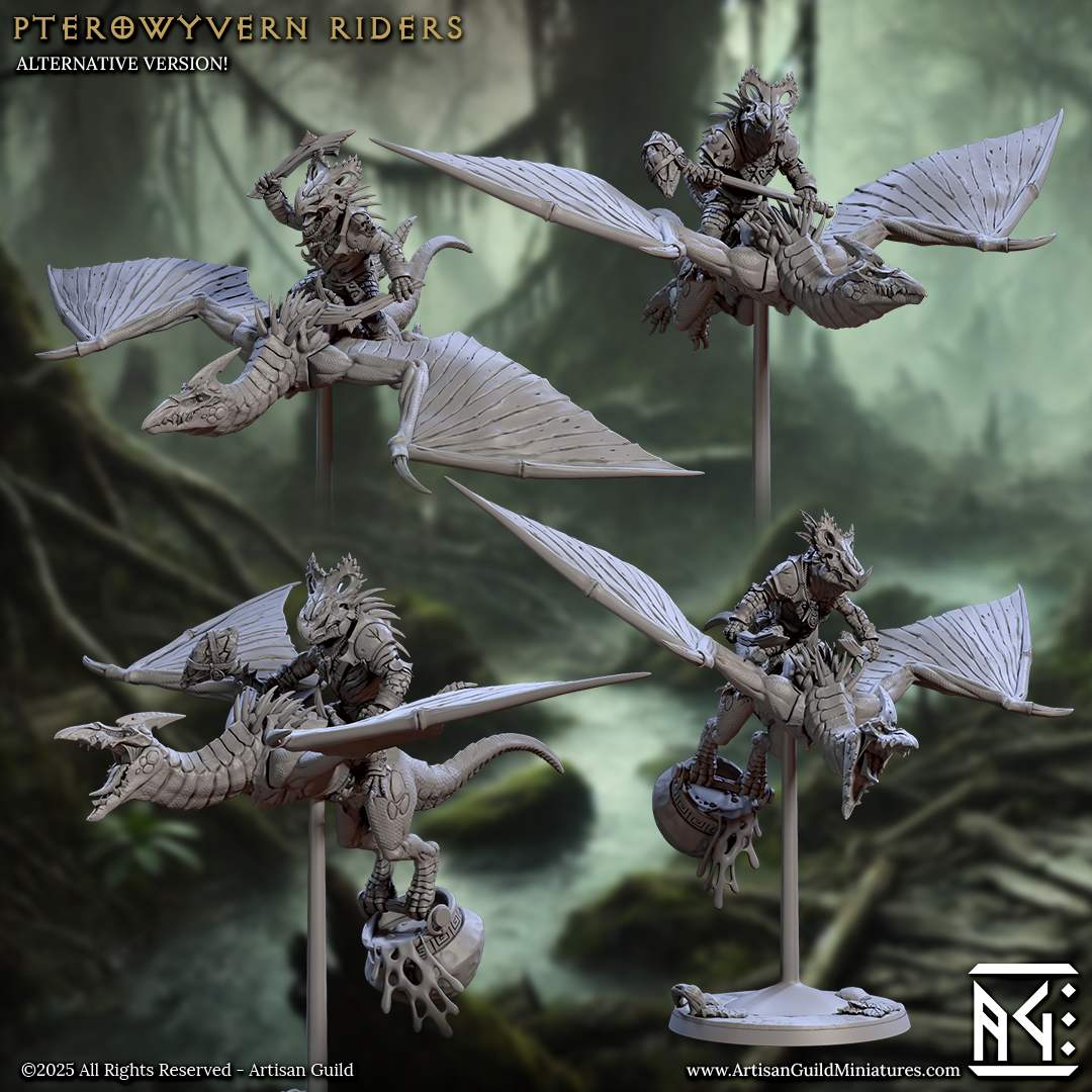 JINETES VOLADORES KIT 2 Lizardmen of Falgor's Swamp (Adventurer)