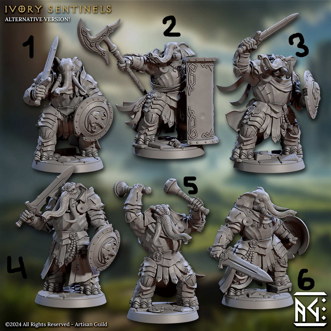 Ivory Sentinels - Elephorim Ivory Sentinels