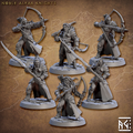 SET CABALLEROS ELFOS SIN CASCO - NOBLE ALFAR