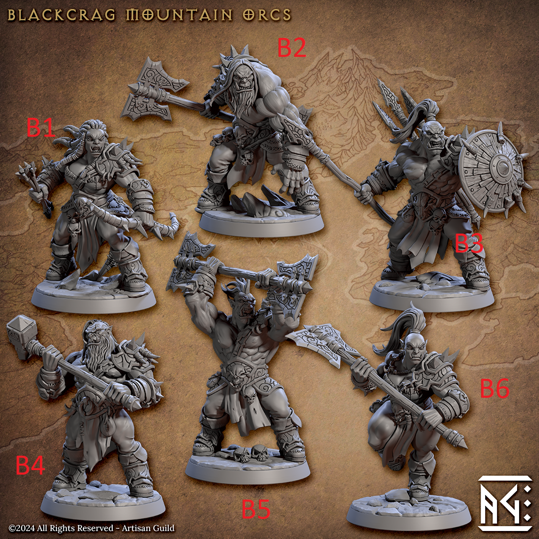 GUERREROS - Blackcrag Orcs  (Adventurer)