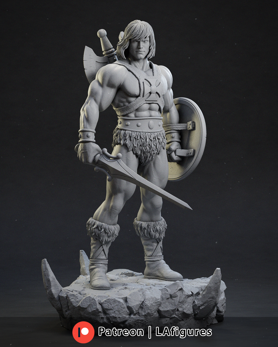 HE MAN + CAT OPCIONAL- L.A FIGURES