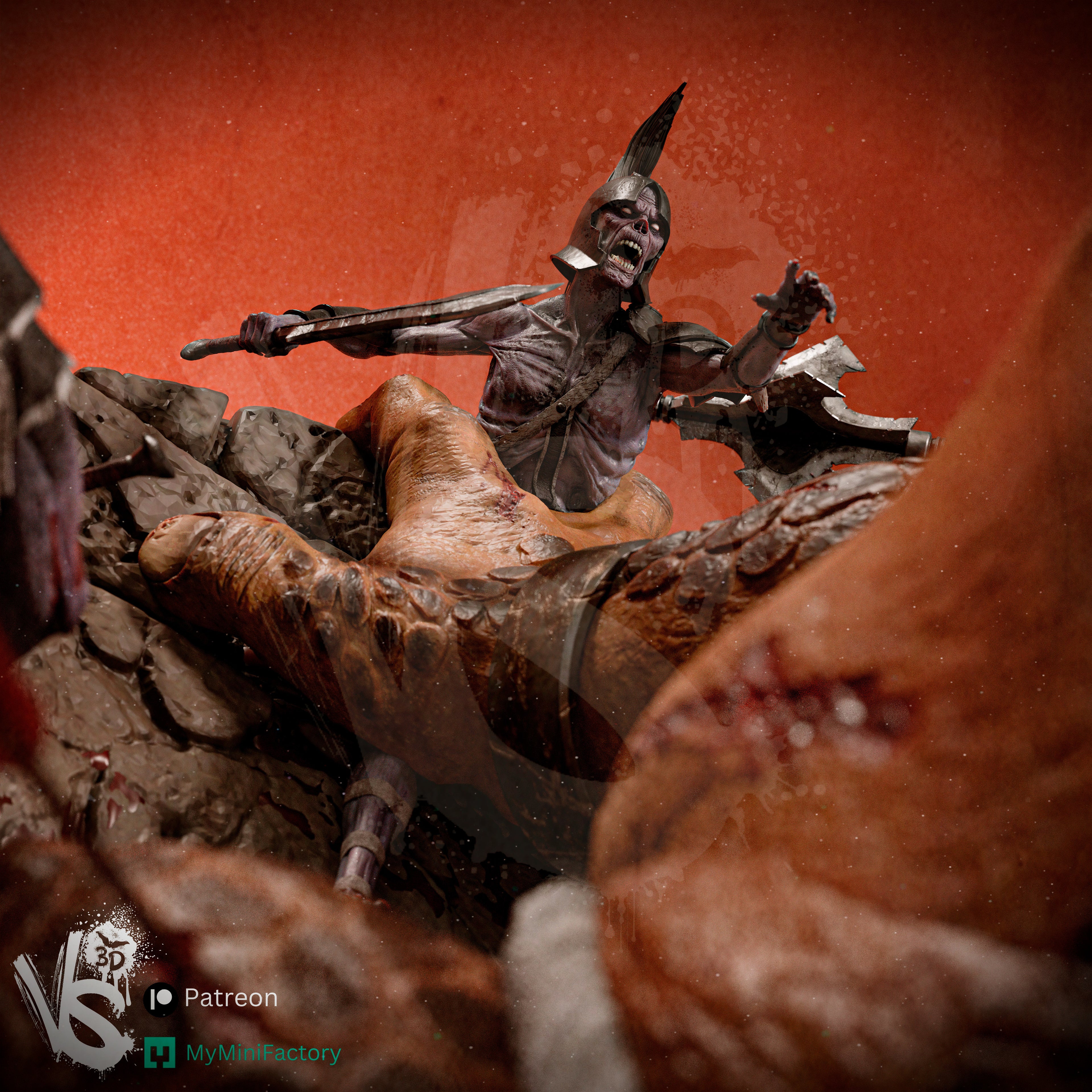 GOD OF WAR DIORAMA