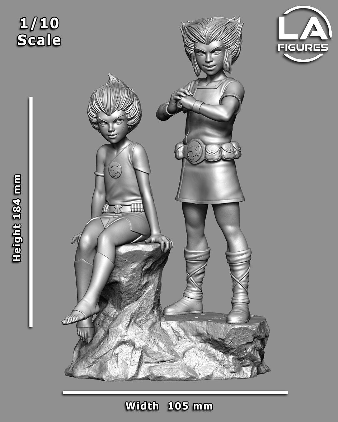WILLY KIT WILLY KAT- THUNDERCATS - L.A FIGURES