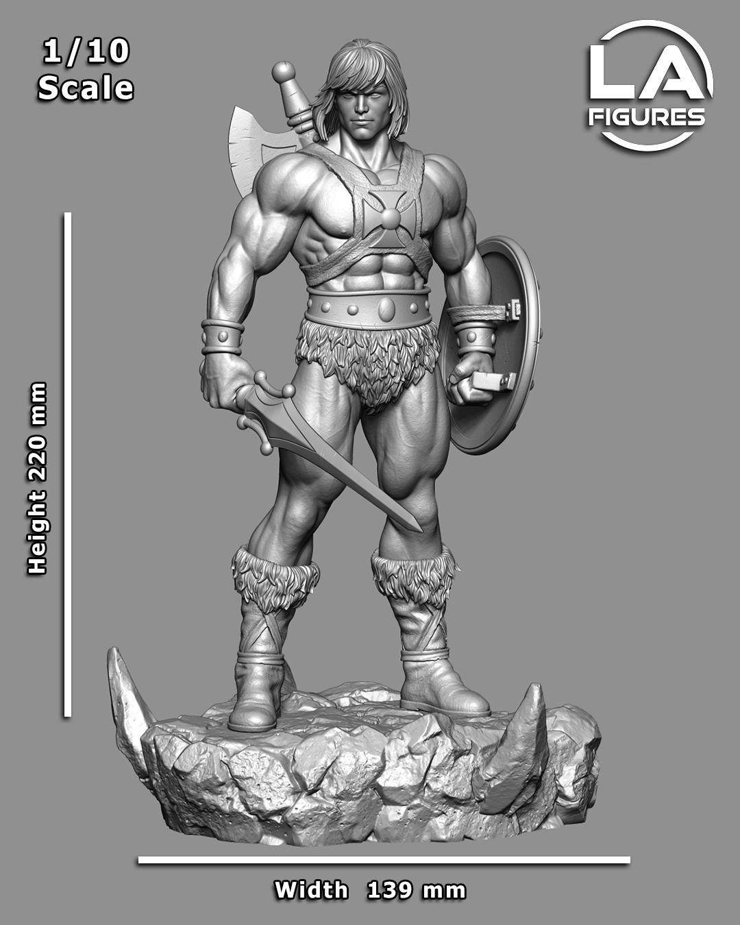 HE MAN + CAT OPCIONAL- L.A FIGURES