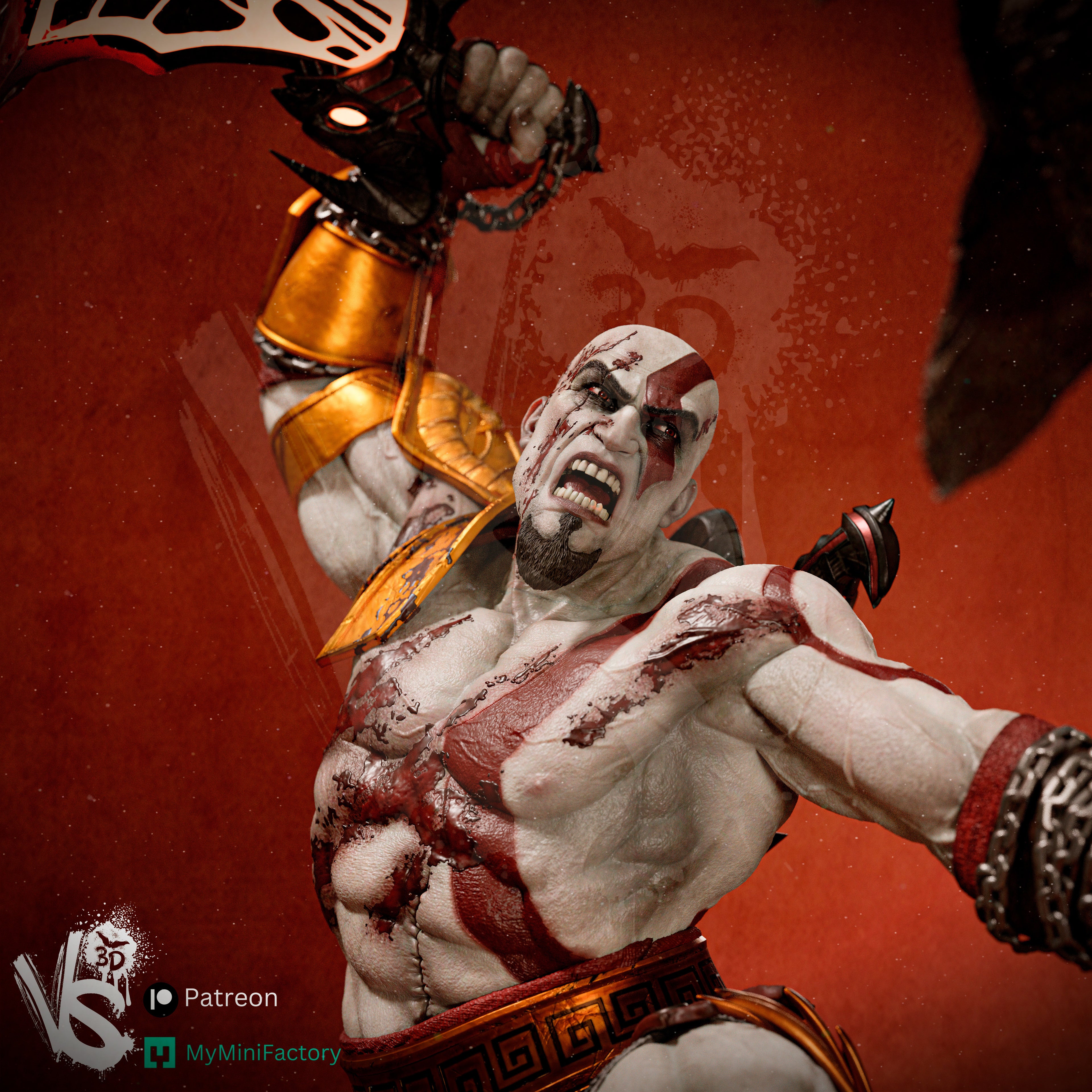 GOD OF WAR DIORAMA