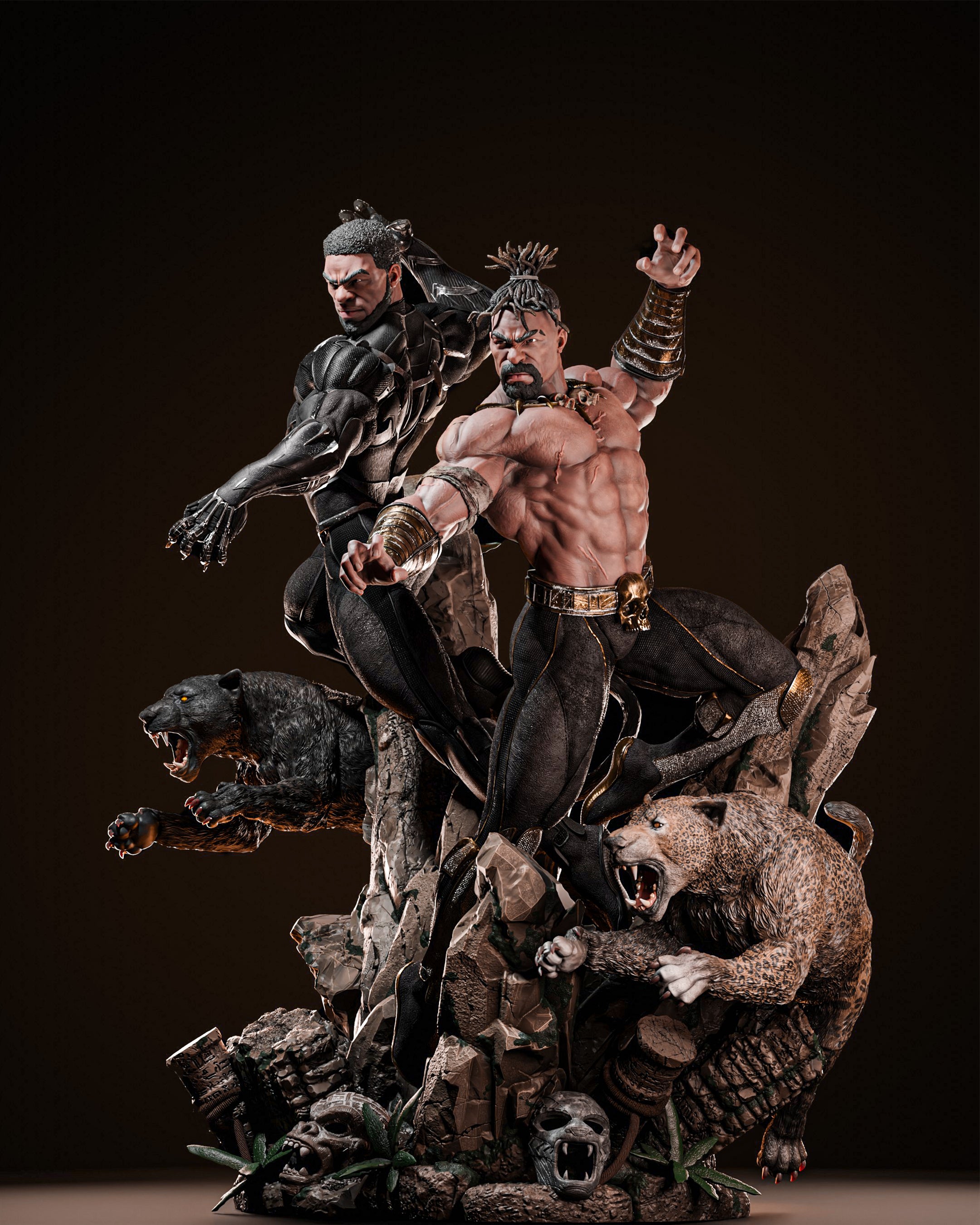 BLACK PANTHER Y KILLMONGER