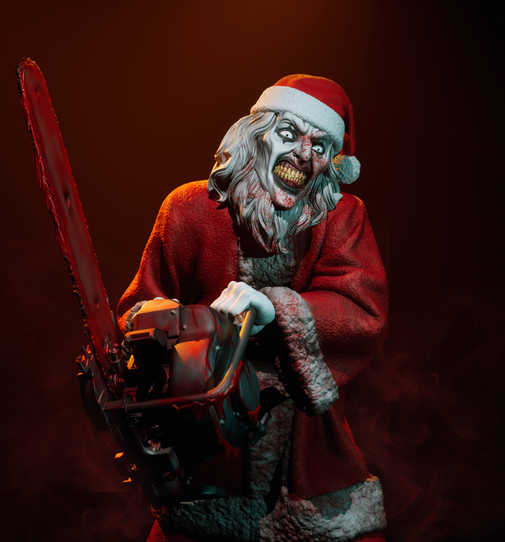 PAYASO DE MIEDO DE NAVIDAD