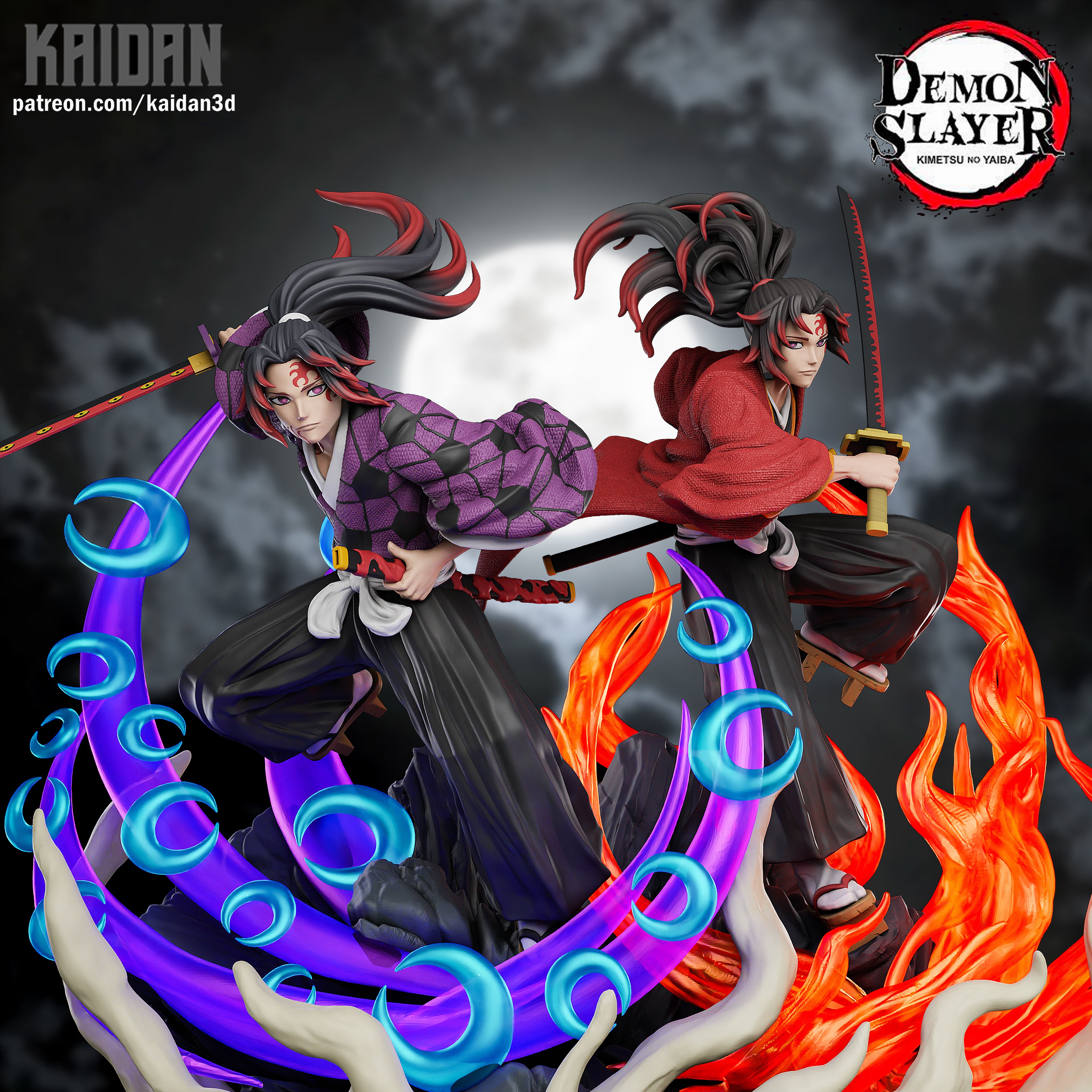 Multiple Figure - Kokushibo x Yoriichi