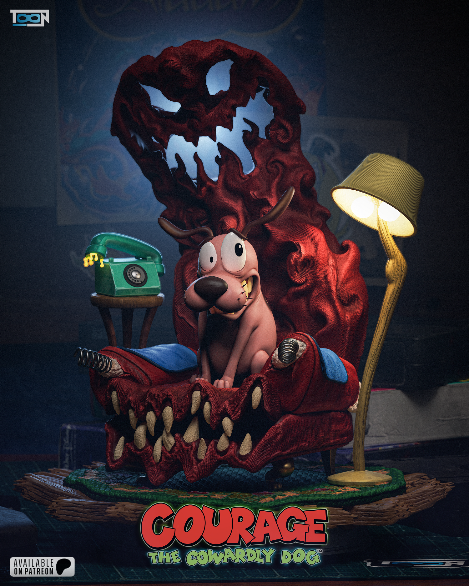 COURAGE THE COWARDLY DOG
