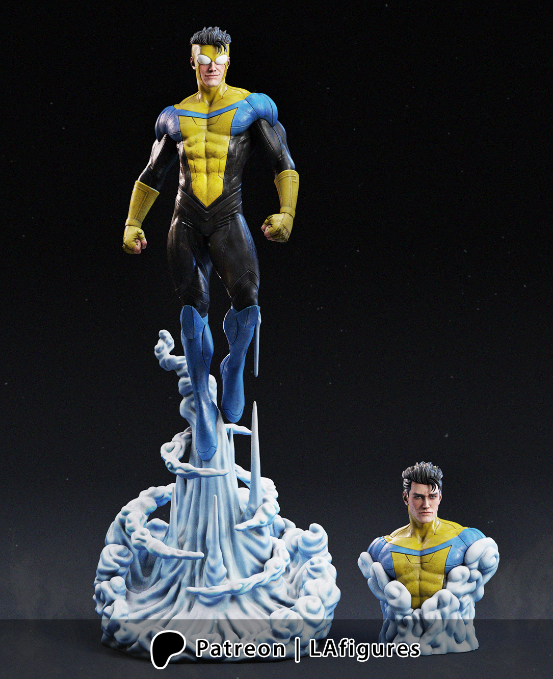 INVENCIBLE Y OMNIMAN de L.A FIGURES