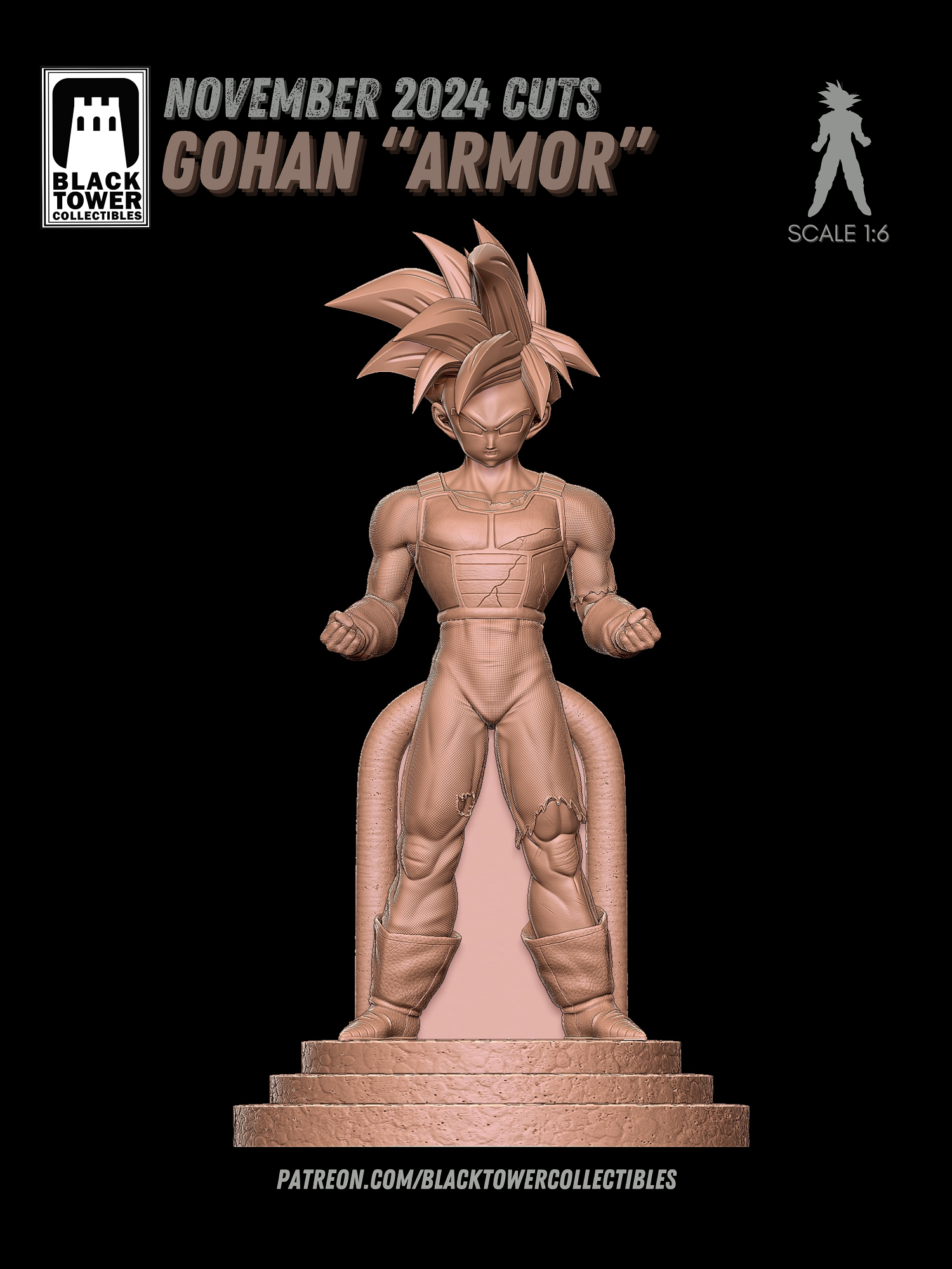 GOHAN ARMOR EN LA SALA DEL TIEMPO