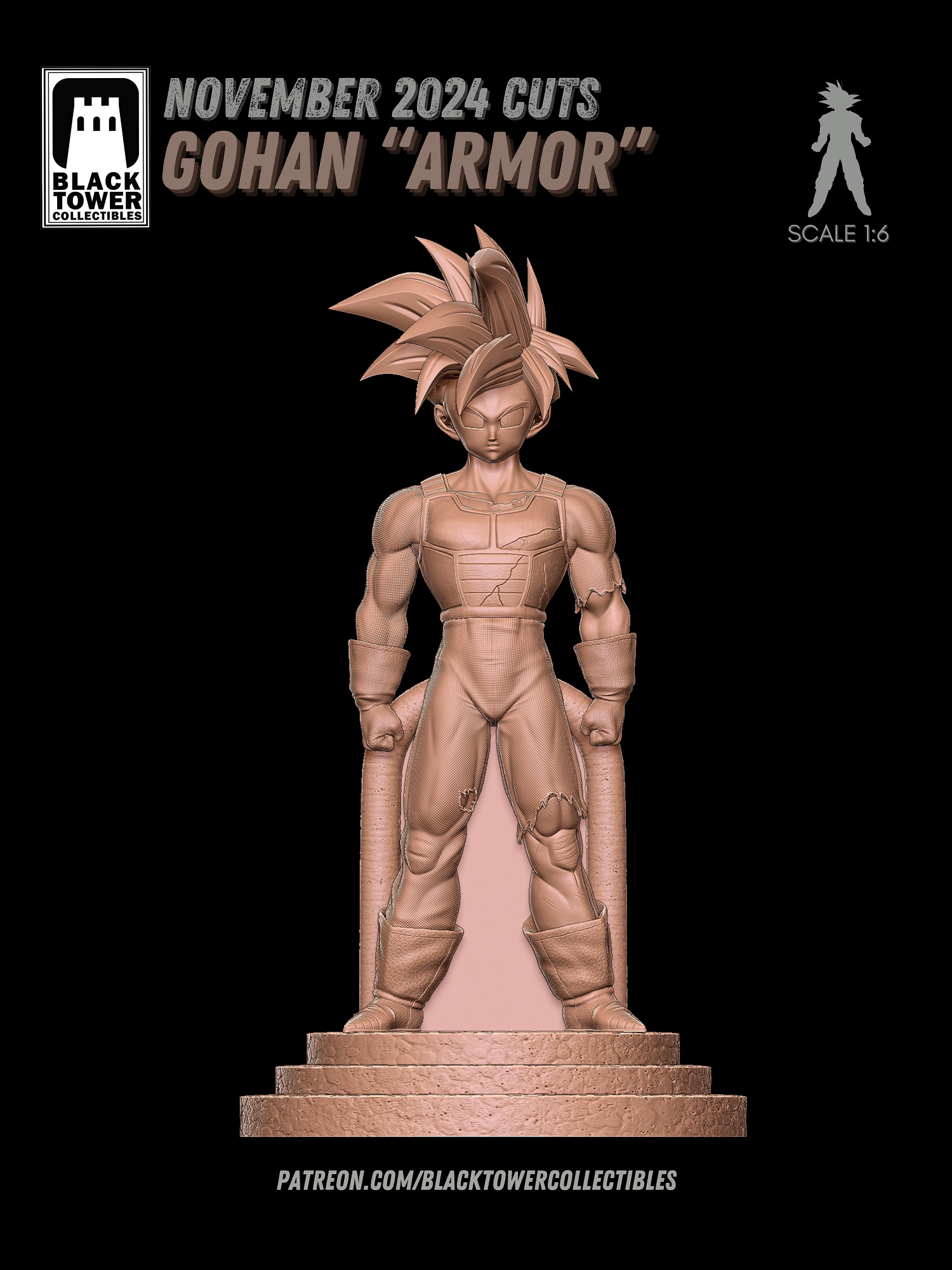 GOHAN ARMOR EN LA SALA DEL TIEMPO