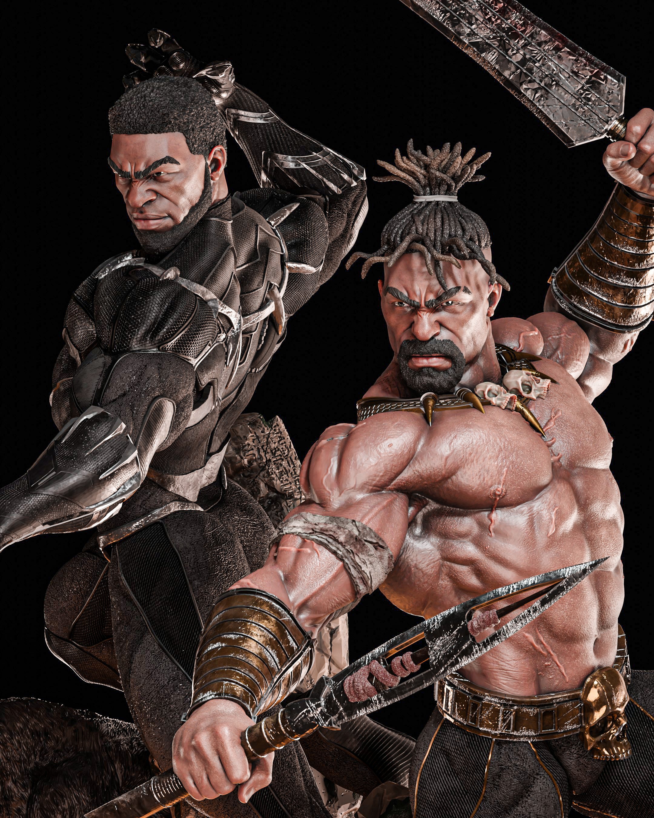 BLACK PANTHER Y KILLMONGER