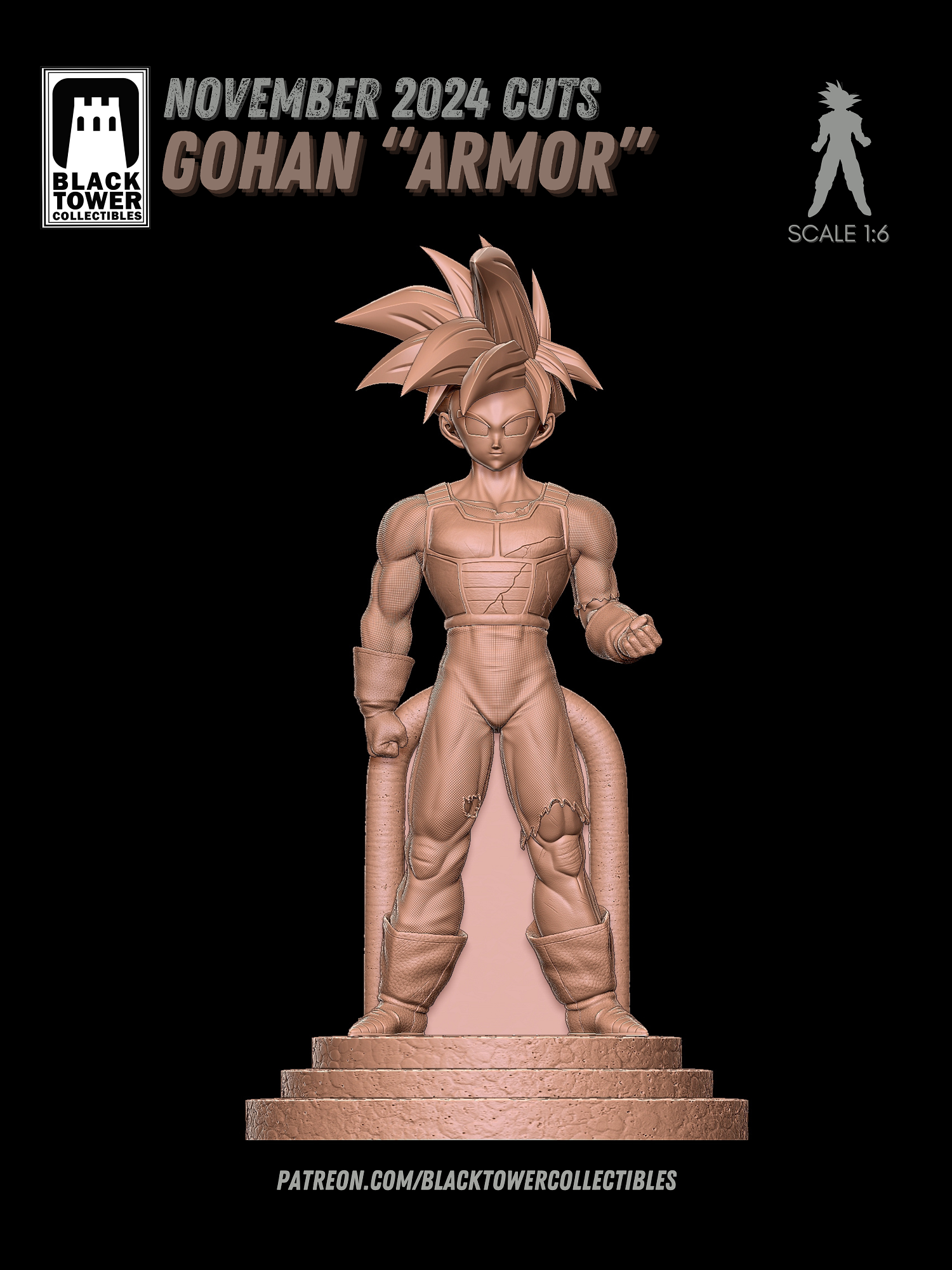 GOHAN ARMOR EN LA SALA DEL TIEMPO